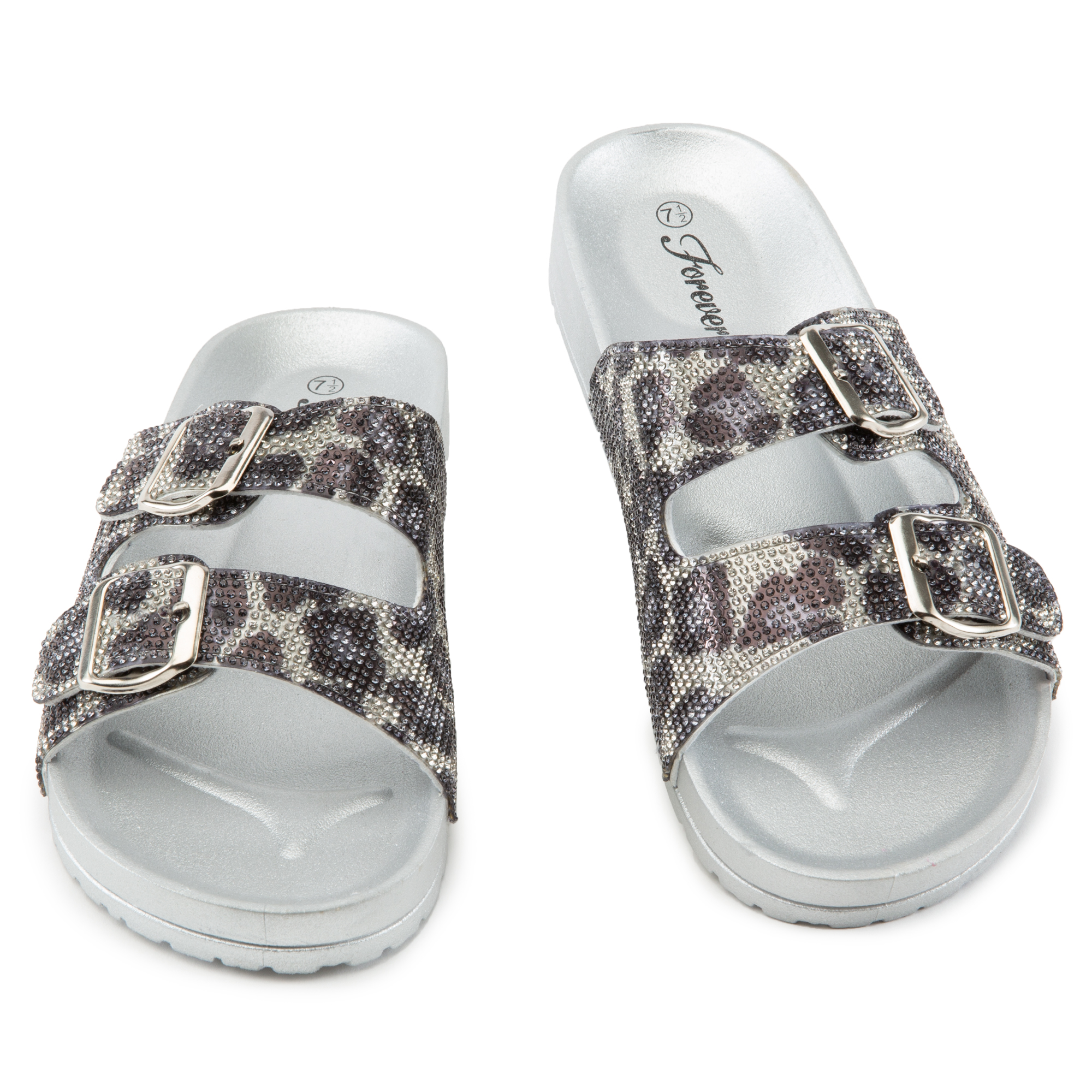 FOREVER LINK INTERNATIONAL Beyond 5 Rhinestone Sandals BEYOND 5