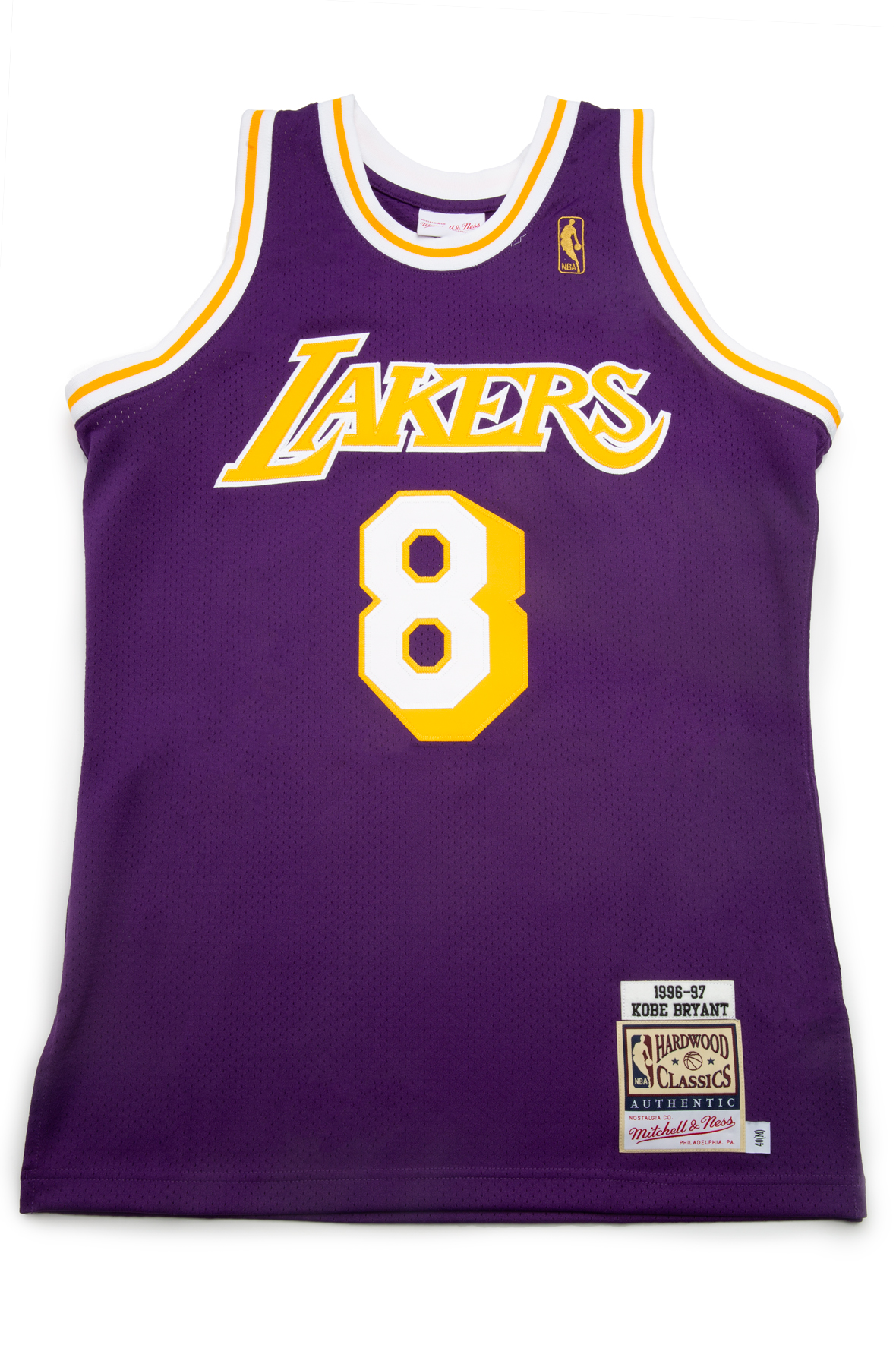 Los Angeles Lakers Kobe Bryant 1996 97 Authentic Road Jersey
