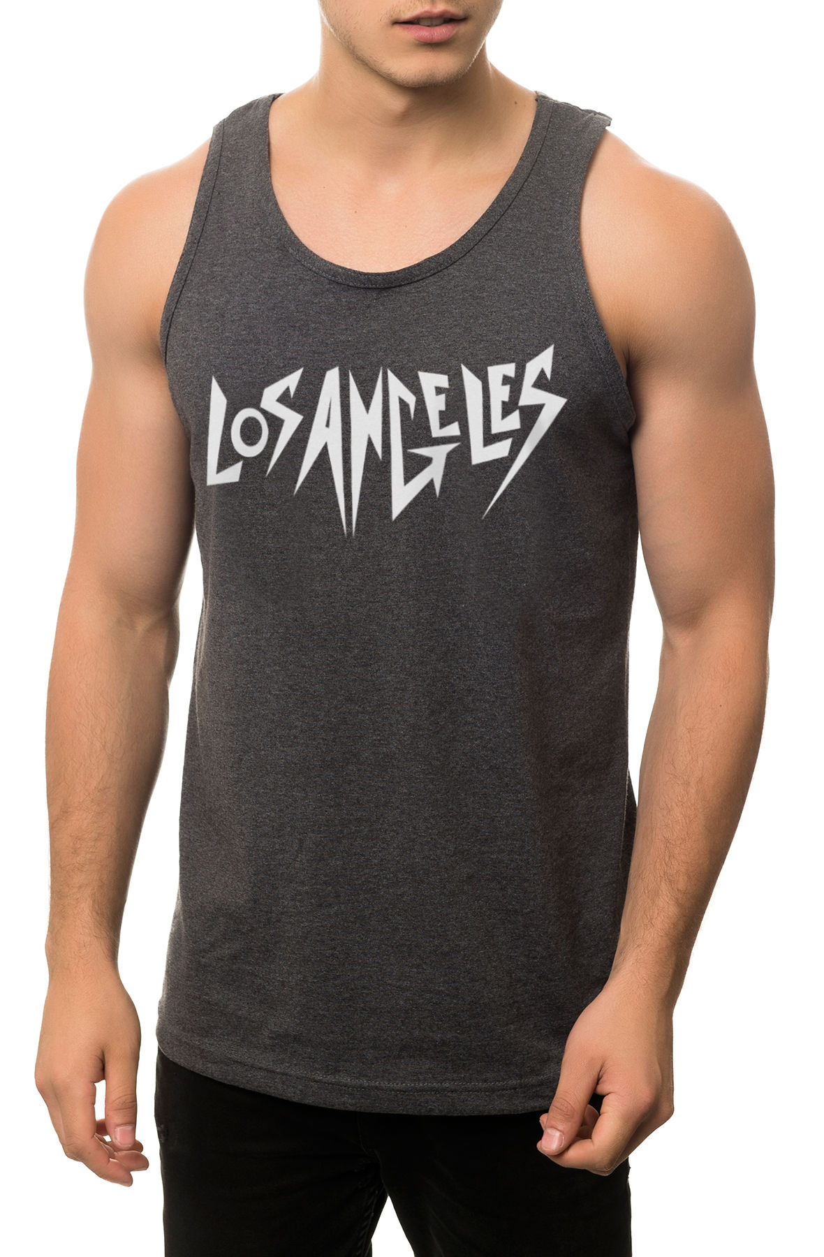 The Metropolis Tank Top in Charcoal Heather