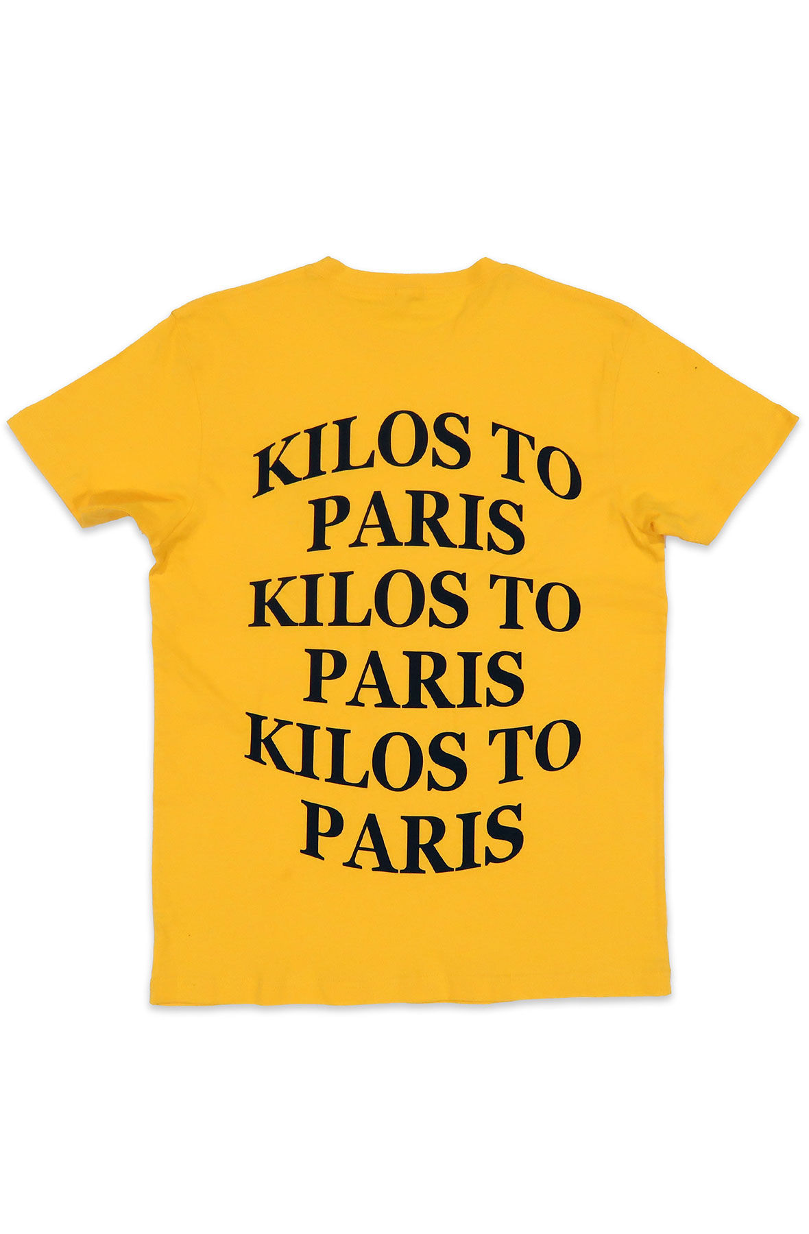 Bulge Kilos To Paris T-shirt in Black and Yellow
