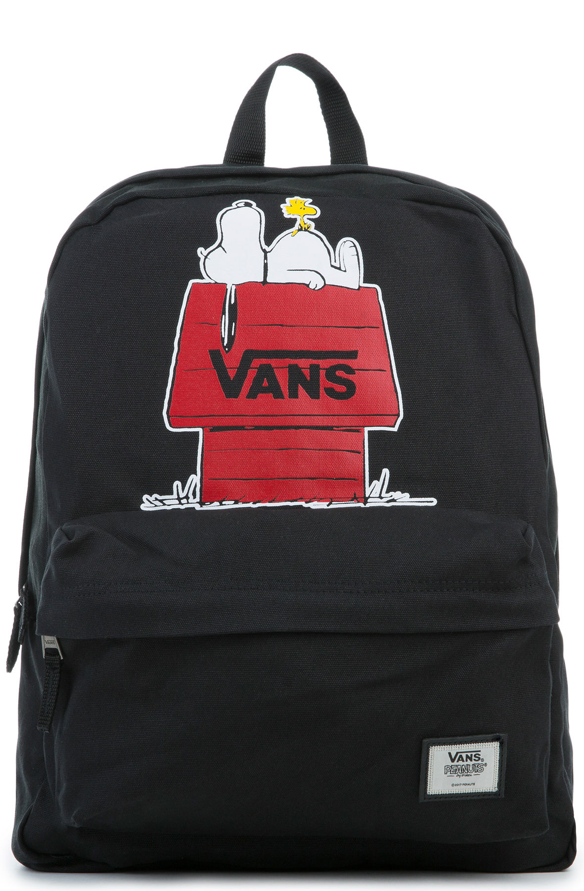 vans peanuts backpack black