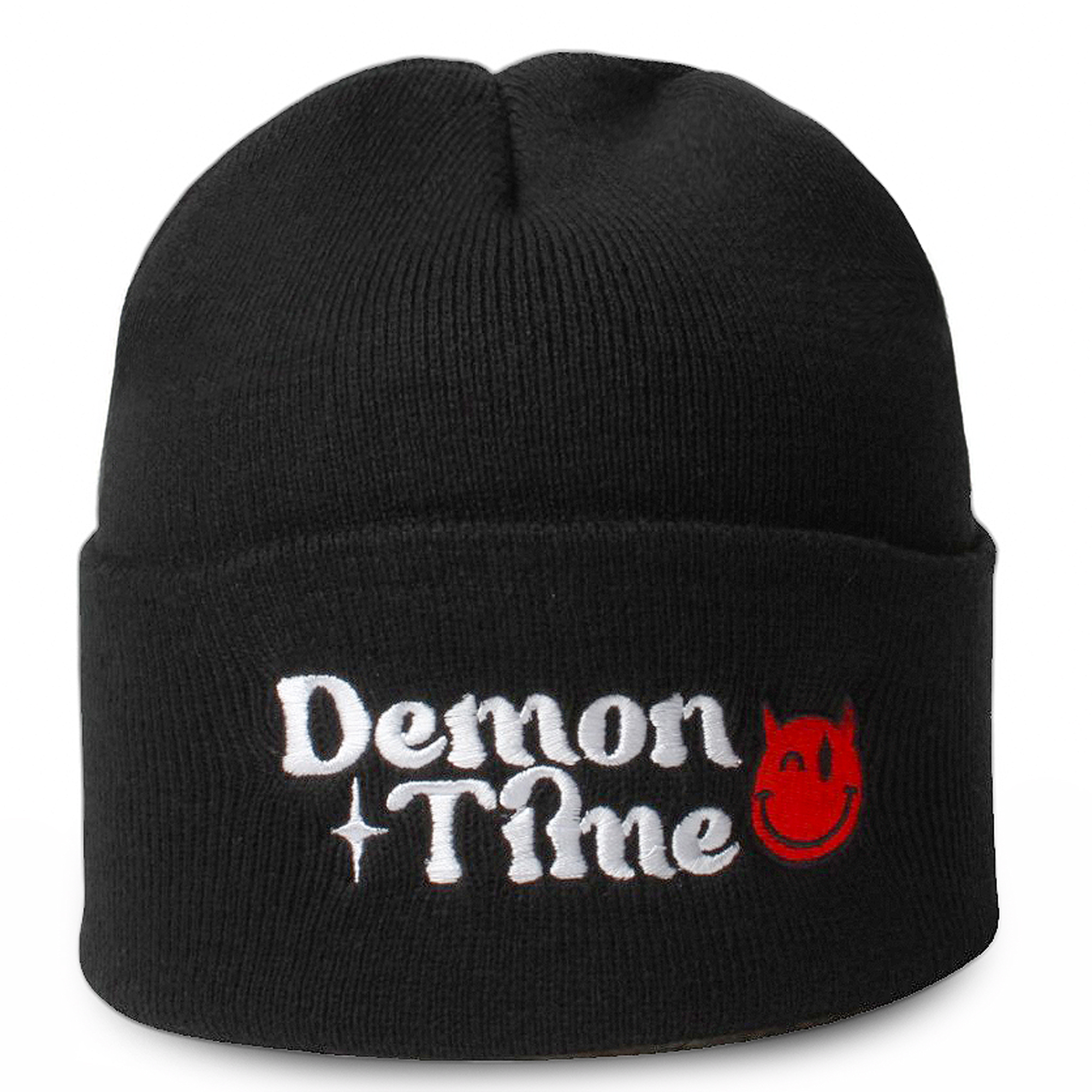 DEMON TIME BLACK CUFF BEANIE