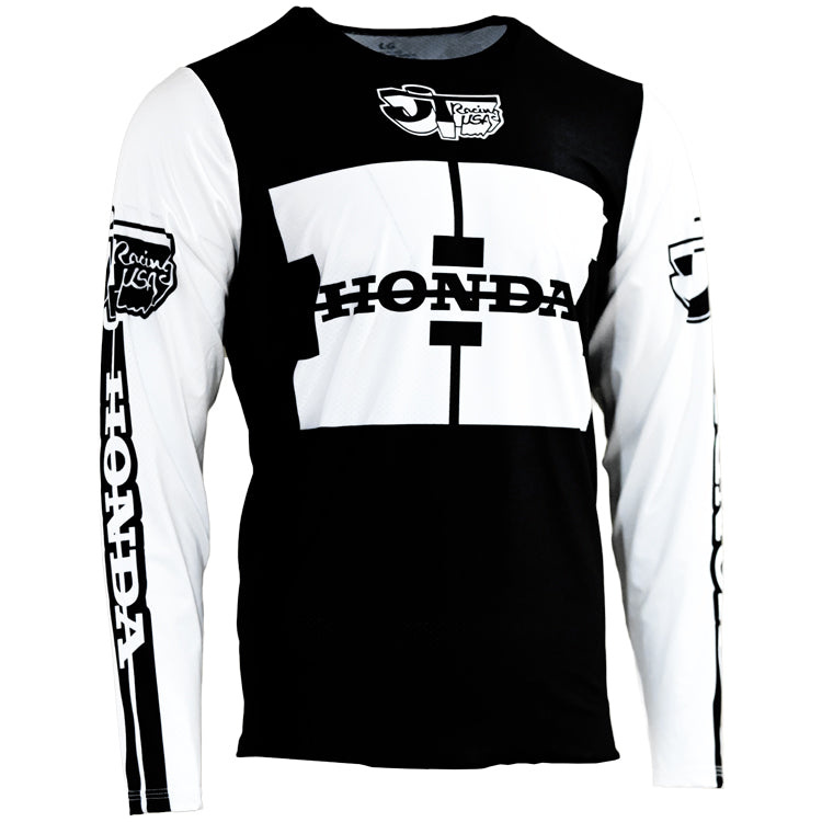 JT Racing Honda Team USA 1981 Flo-Form Pro Jersey (Black and White)