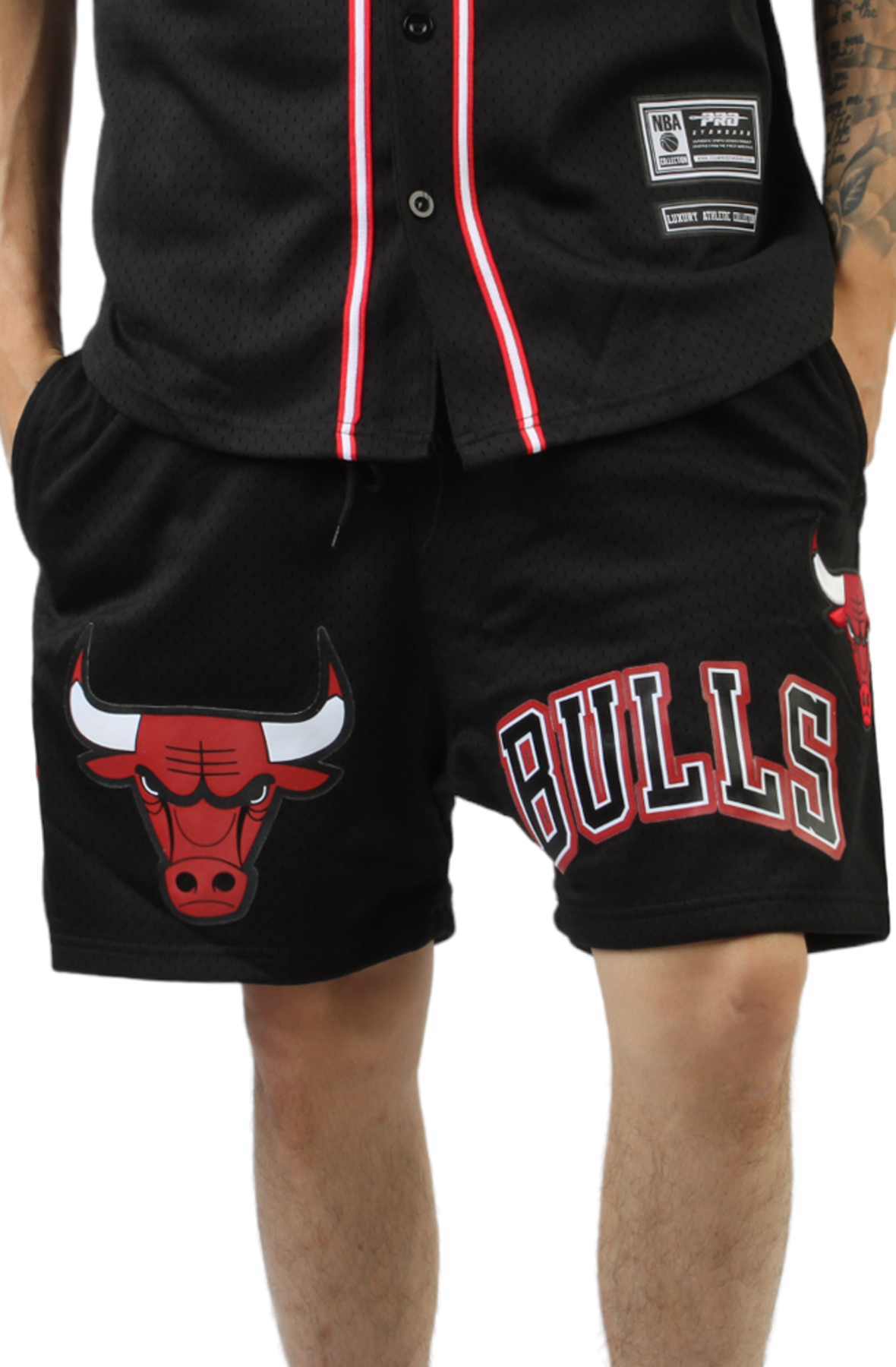 Chicago Bulls Logo Pro Team Mesh Shorts