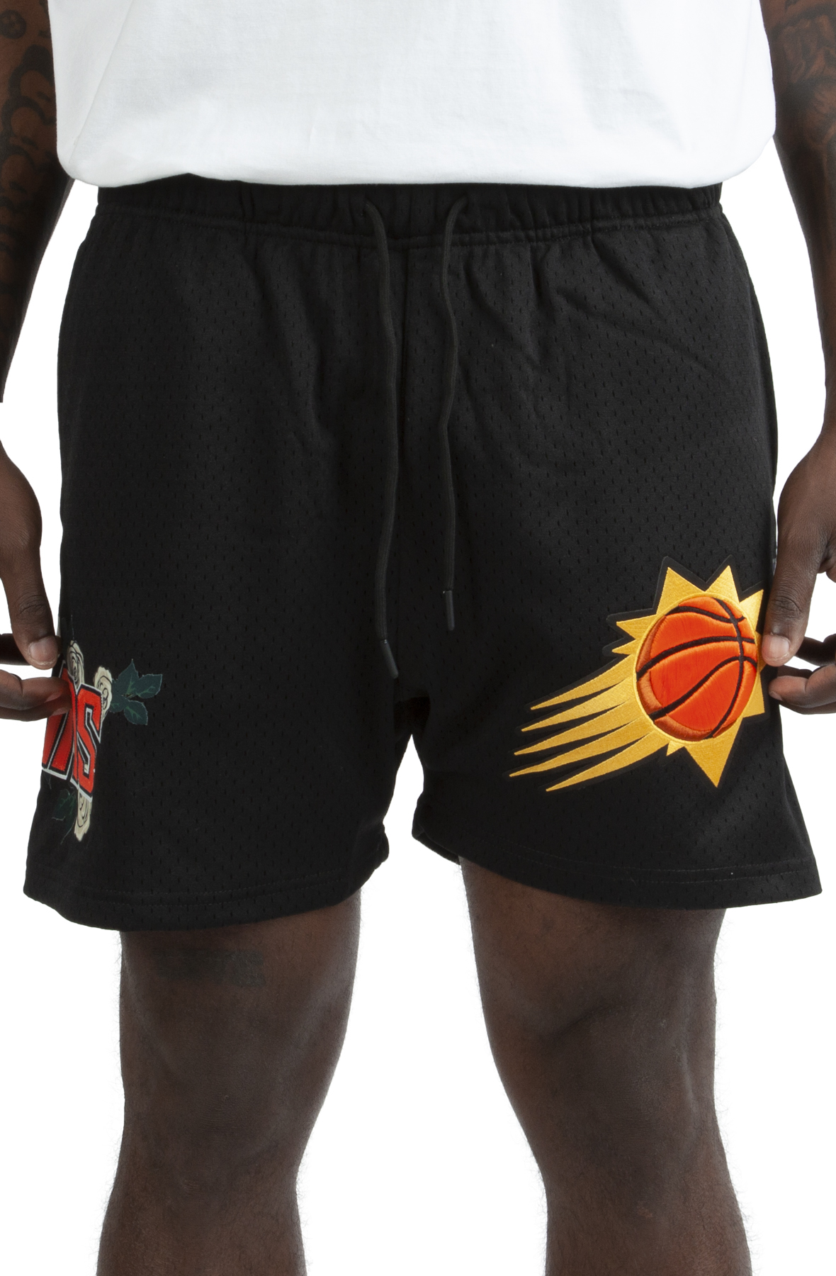 Phoenix Suns Mesh Logo Roses Shorts