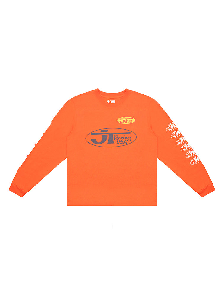 Team 3D L/S Tee  - Orange