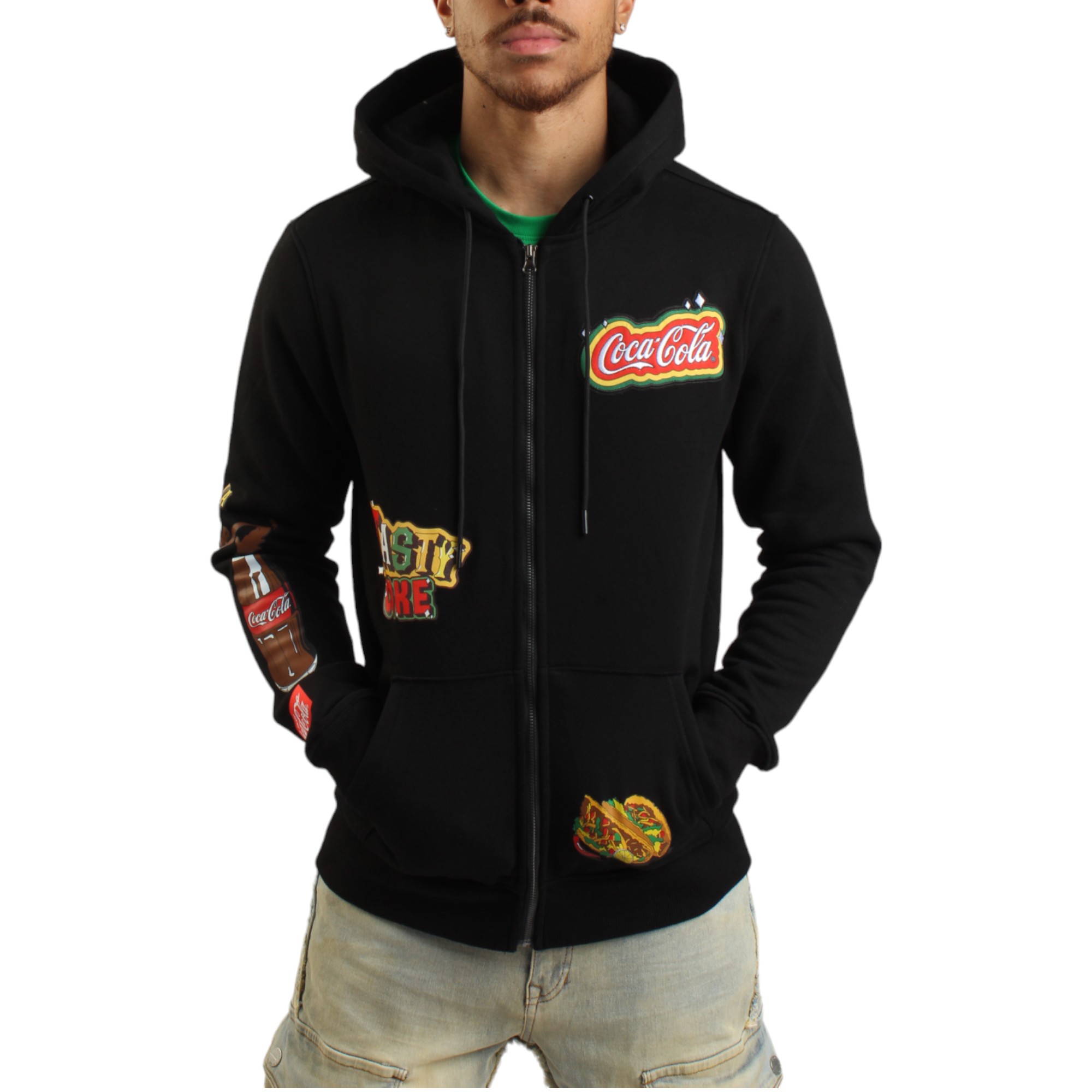 Coke Tasty Zip-Up Hoodie