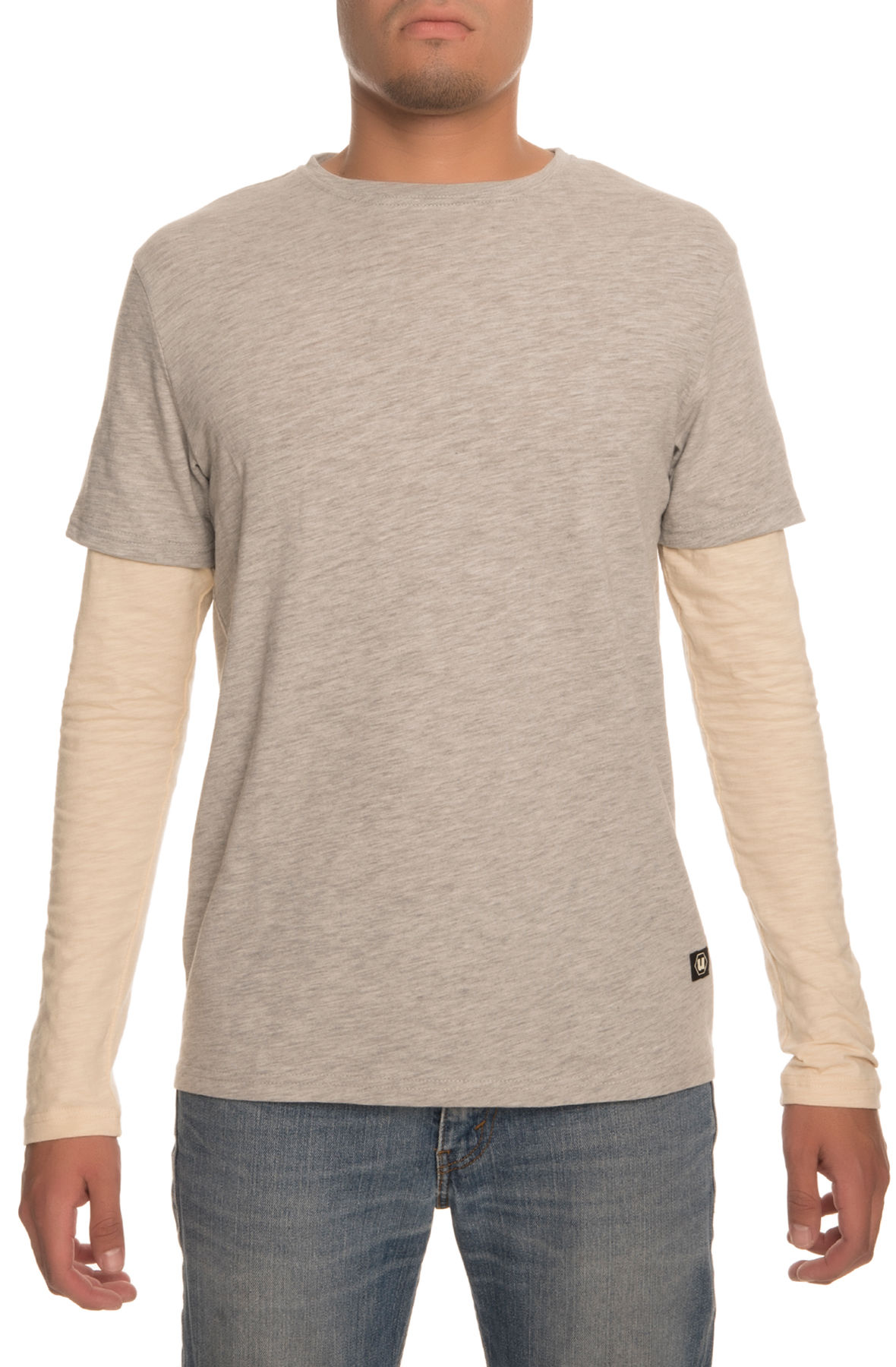 The Accor LS Tee in Heather Grey