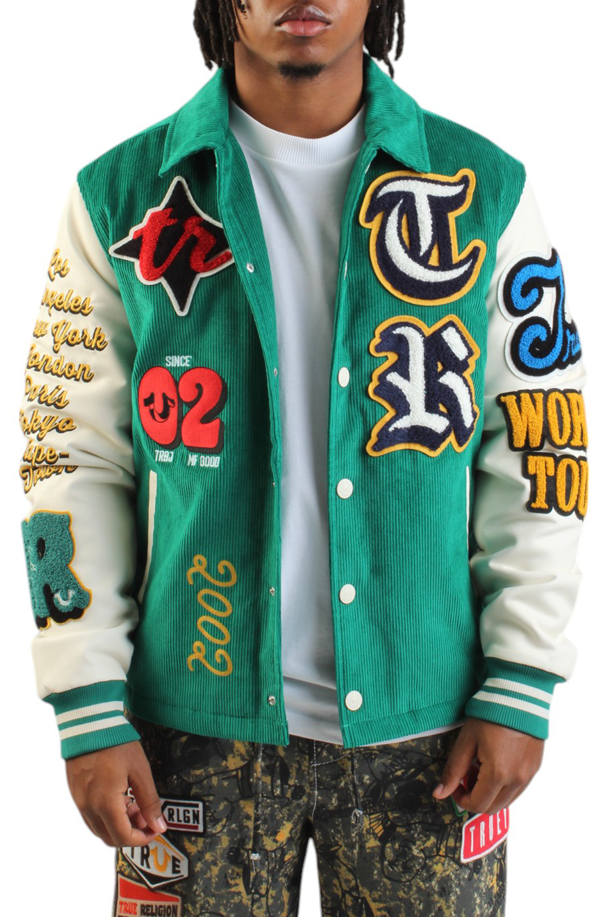 CORDUROY VARSITY JACKET