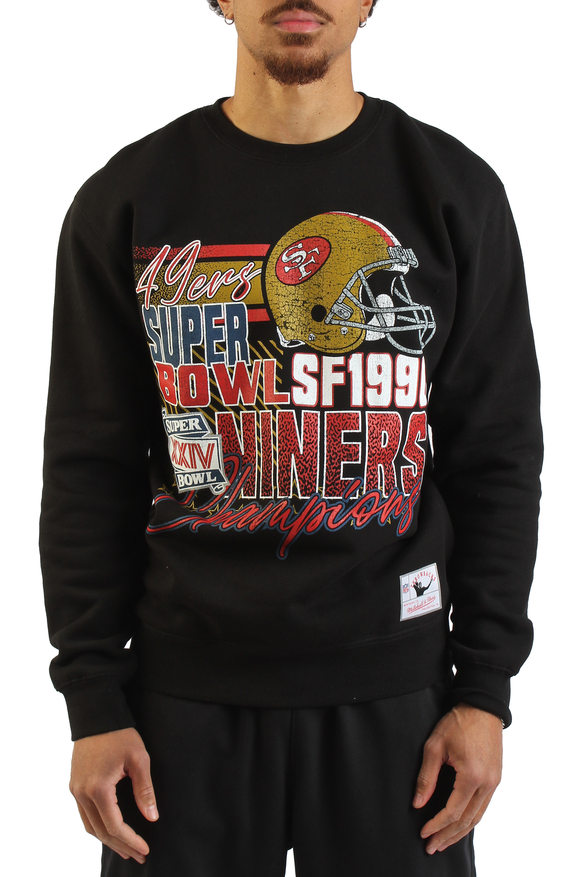 NFL San Francisco 49ers Black Super Bowl XXIV Champions Sweatshirt