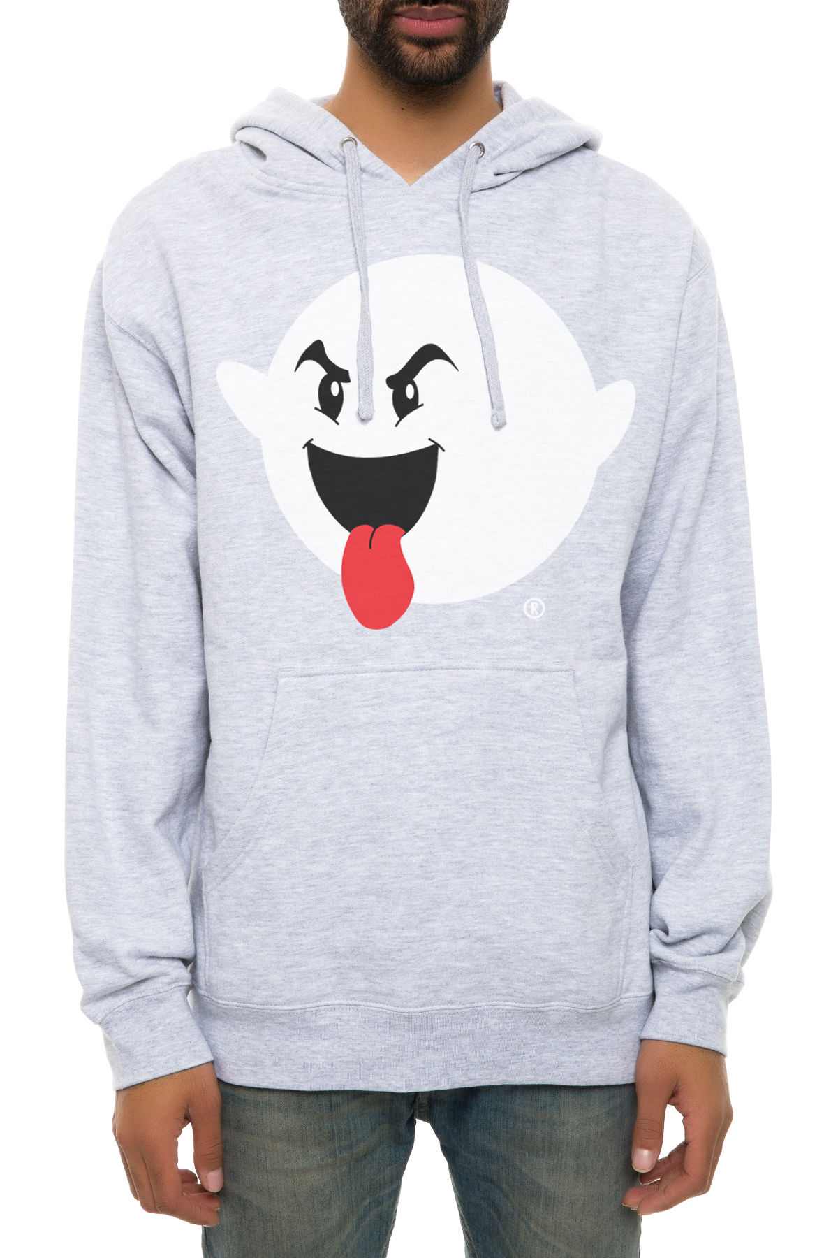 The Boogie Logo Hoodie in Heather Grey