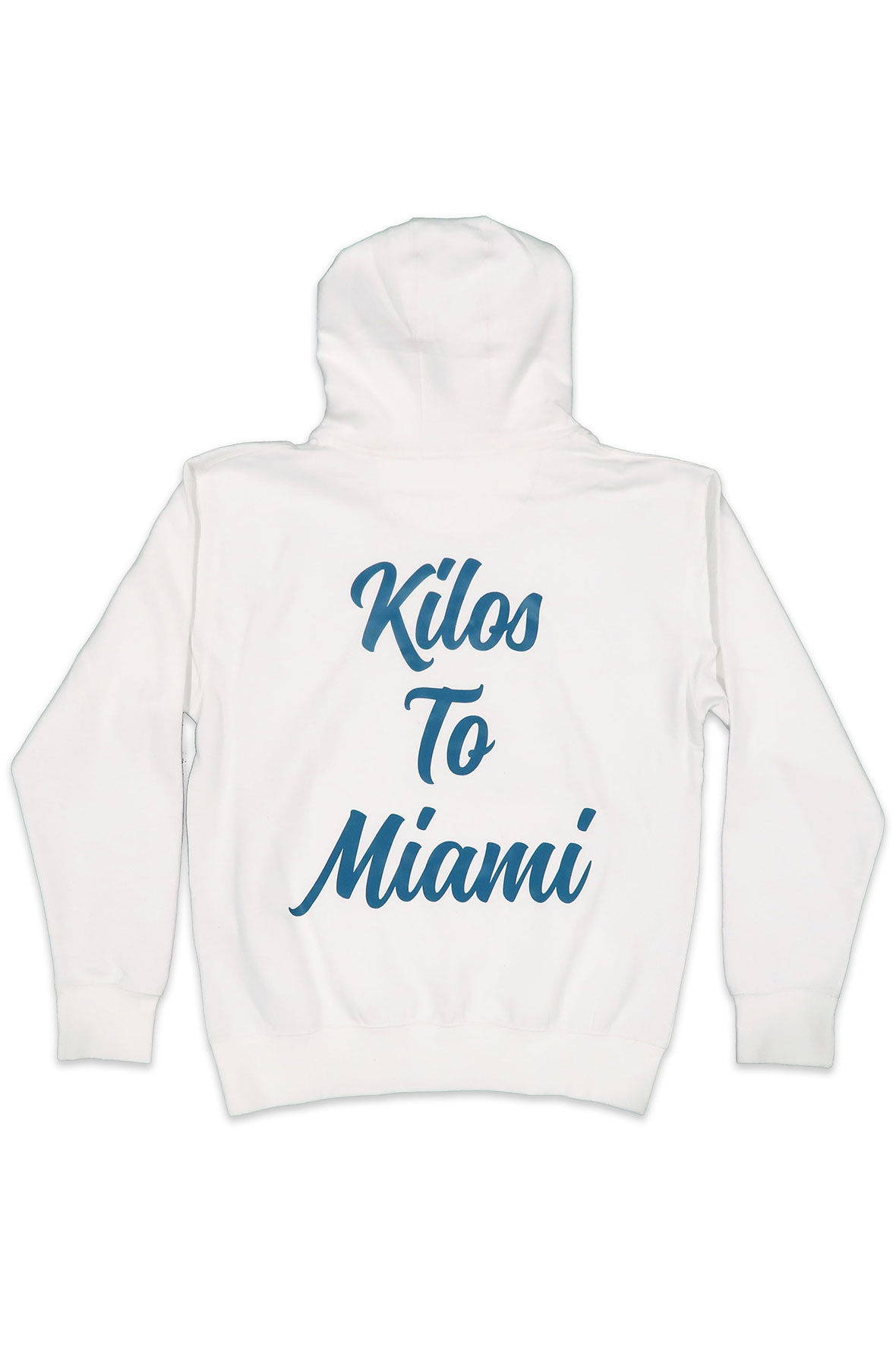Kilos To Miami Hoodie in White