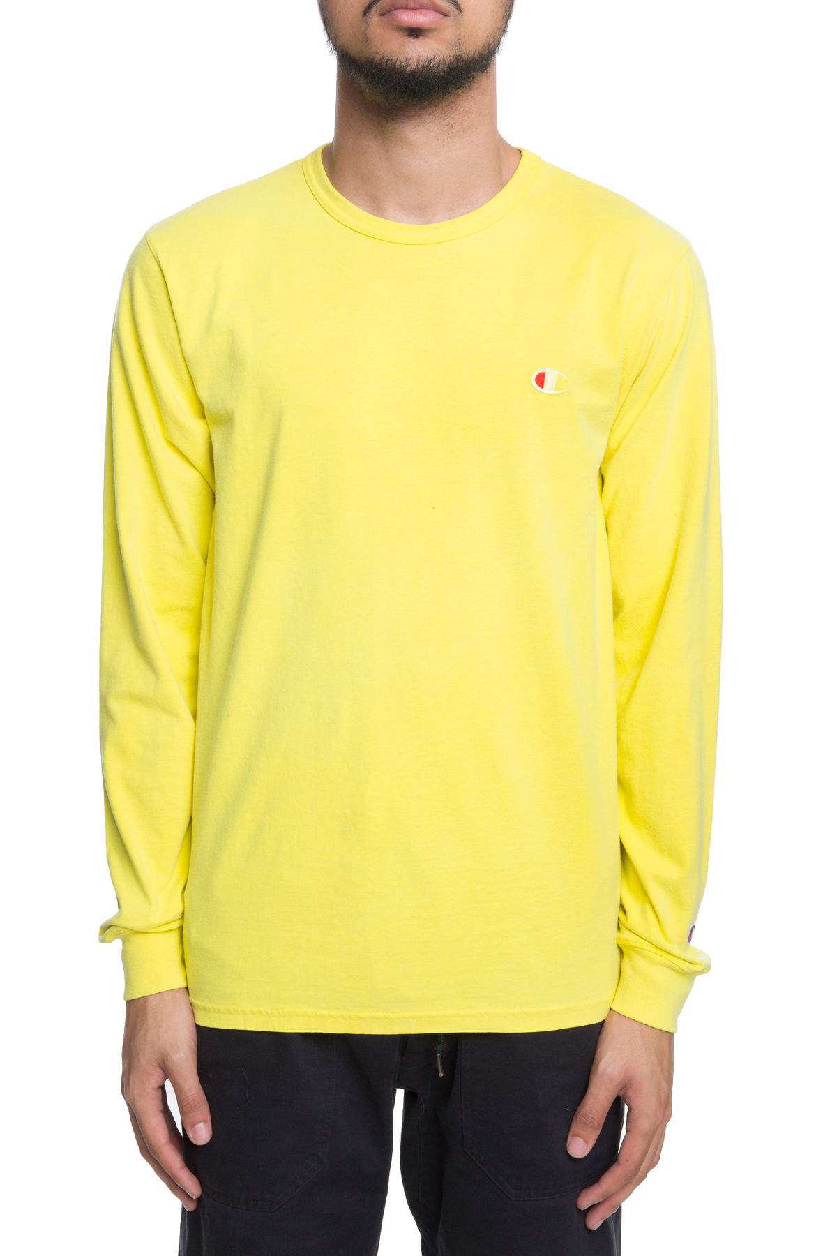 yellow champion long sleeve