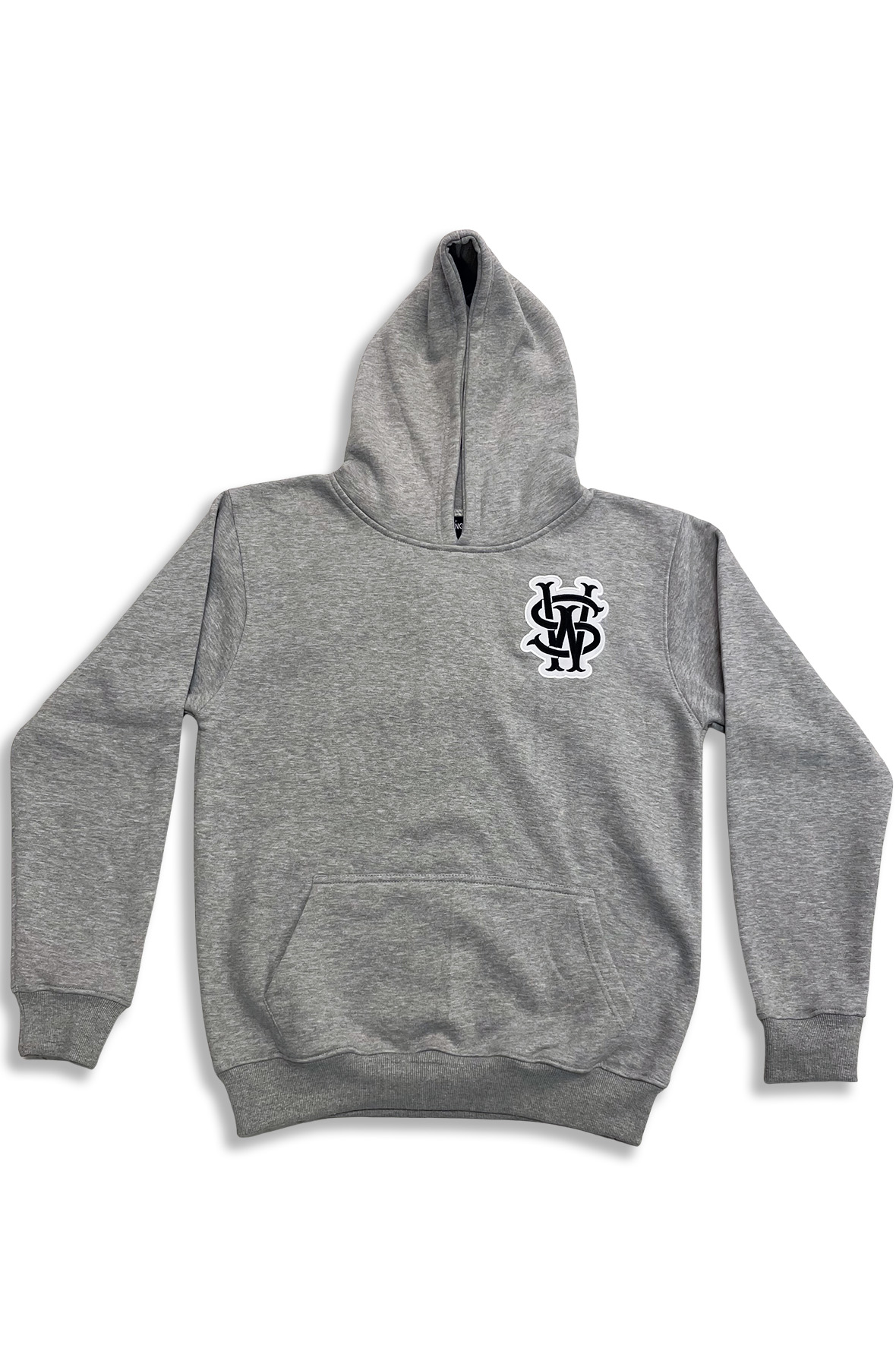 Stay Winning Grey Embroidered SW Logo Cursive Hoodie