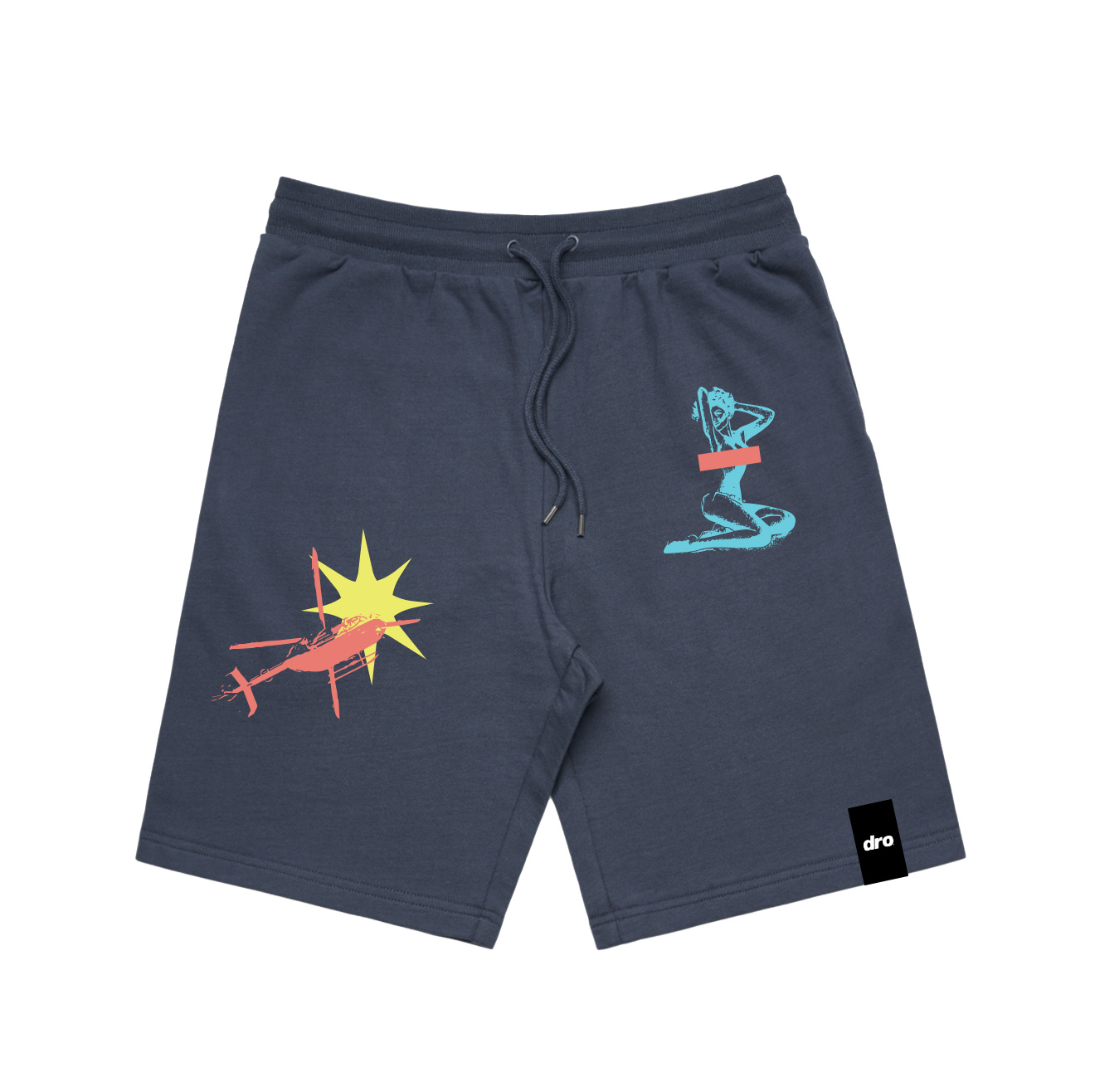 DRO BEACH CLUB SHORTS - PETROL BLUE