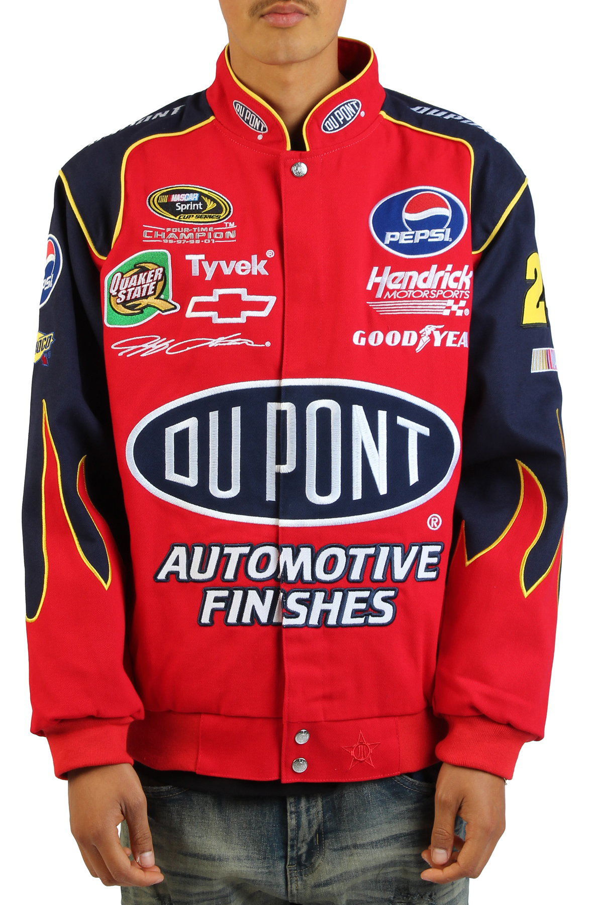 Jeff Gordon DuPont Twill Driver Uniform Full-Snap Jacket
