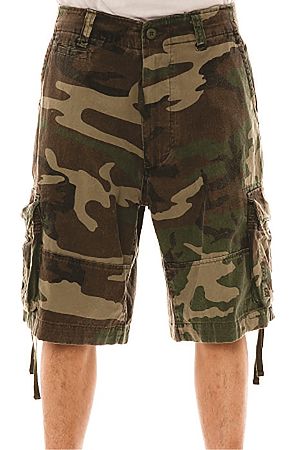 Rugged Infantry Camo Shorts