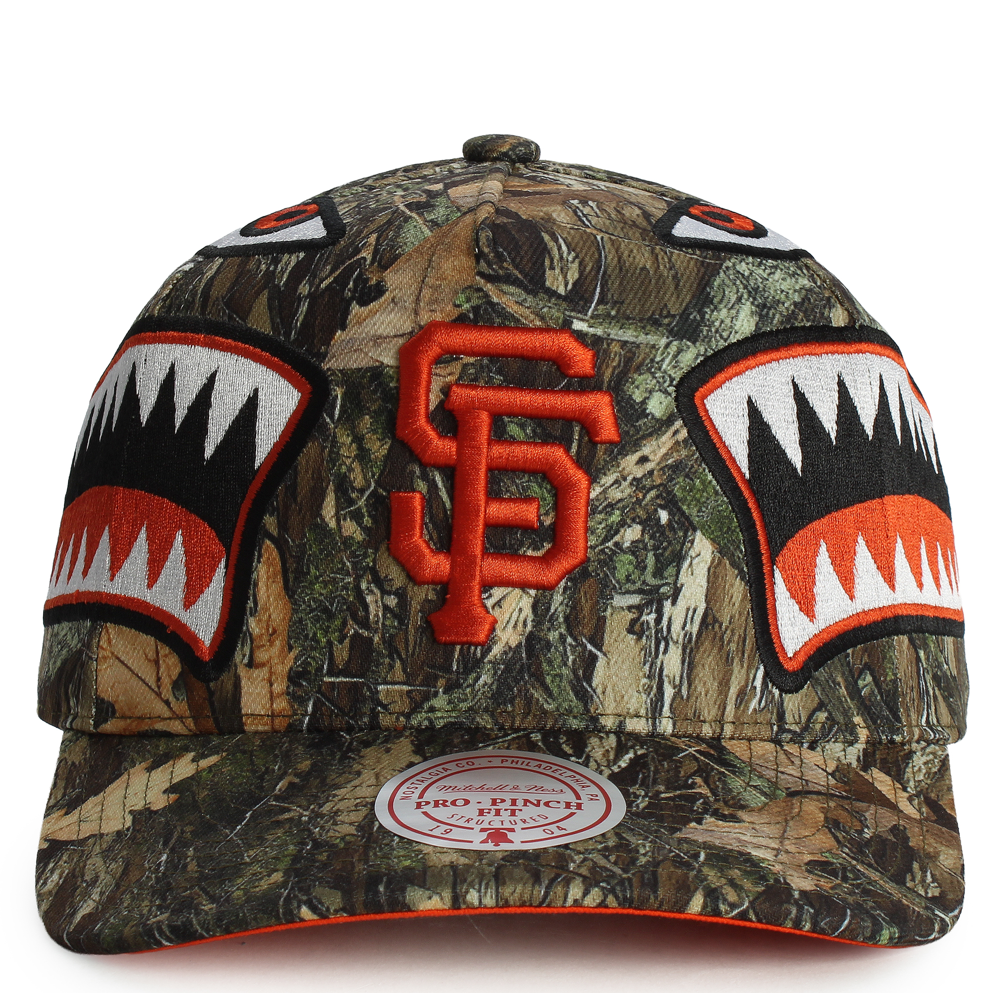 MLB San Francisco Giants Camo Shark Pro-Pinch Snapback