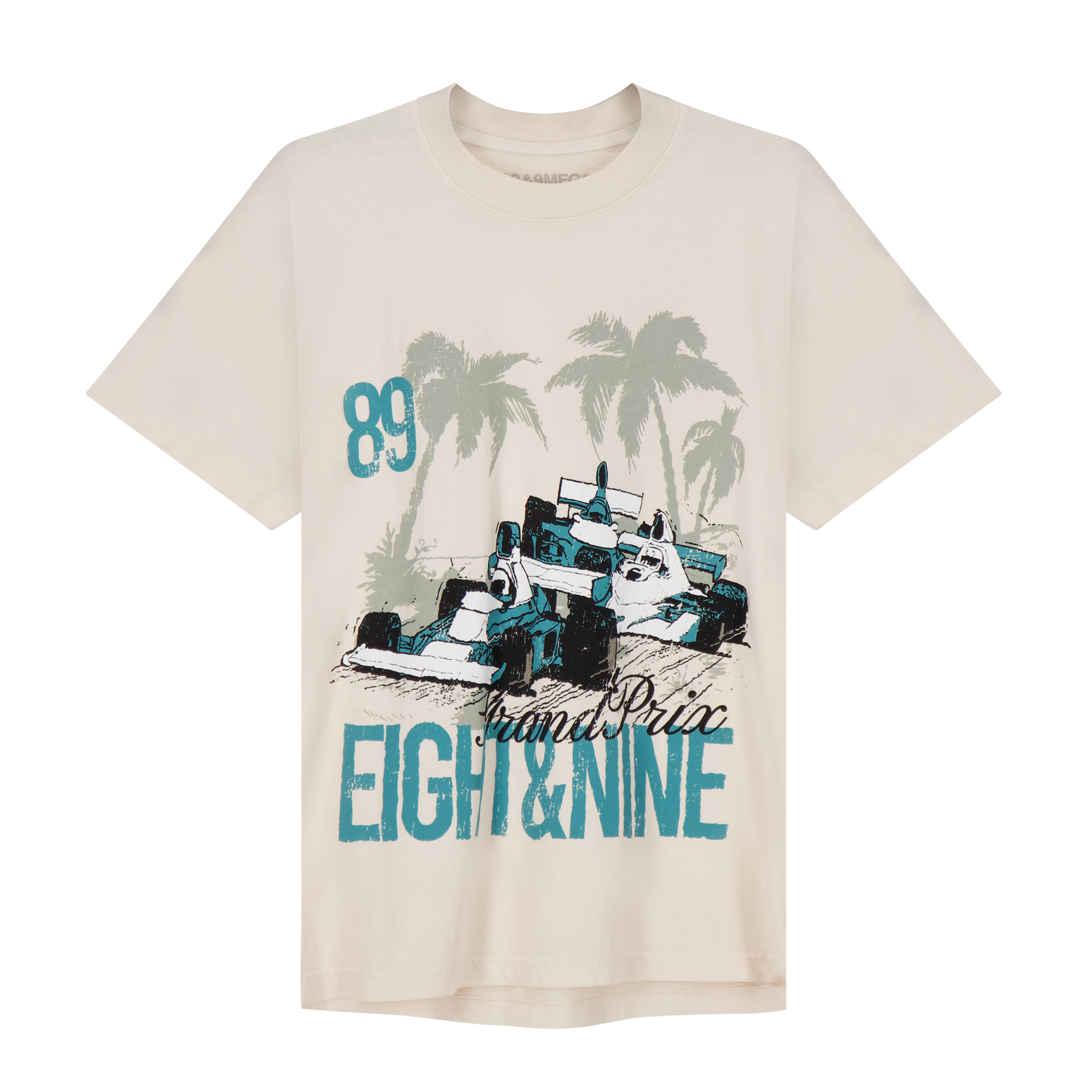 Palms Short Sleeve Tee Cream