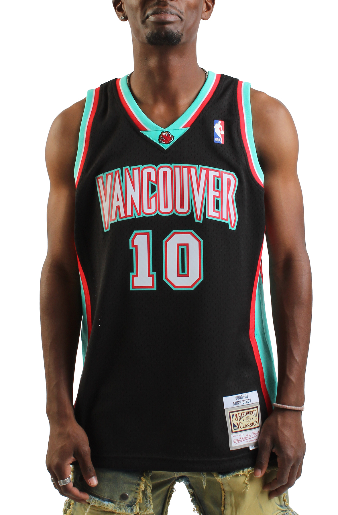 NBA Vancouver Grizzlies Mike Bibby Swingman Jersey