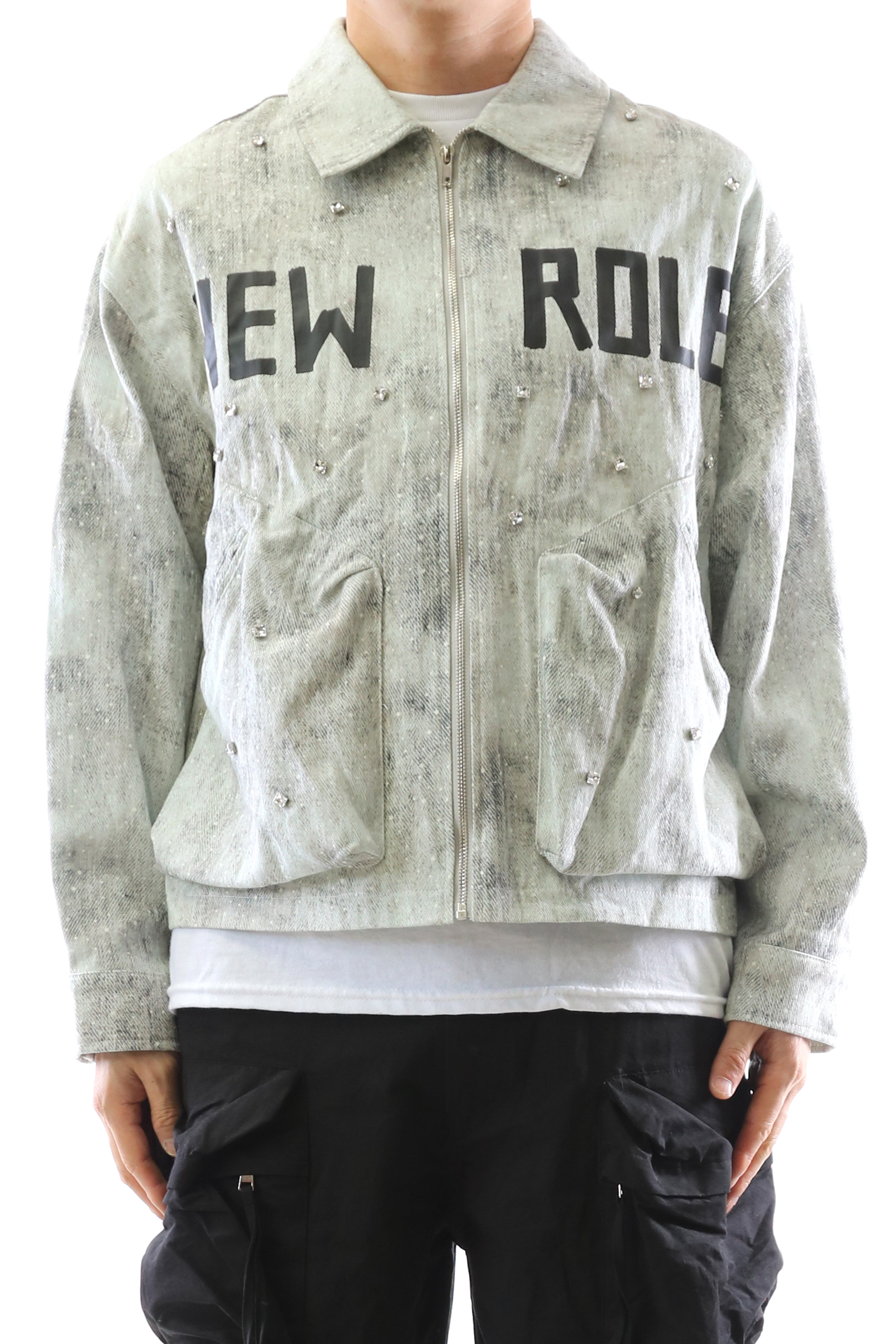 VEIN Twill Crop Top Jacket