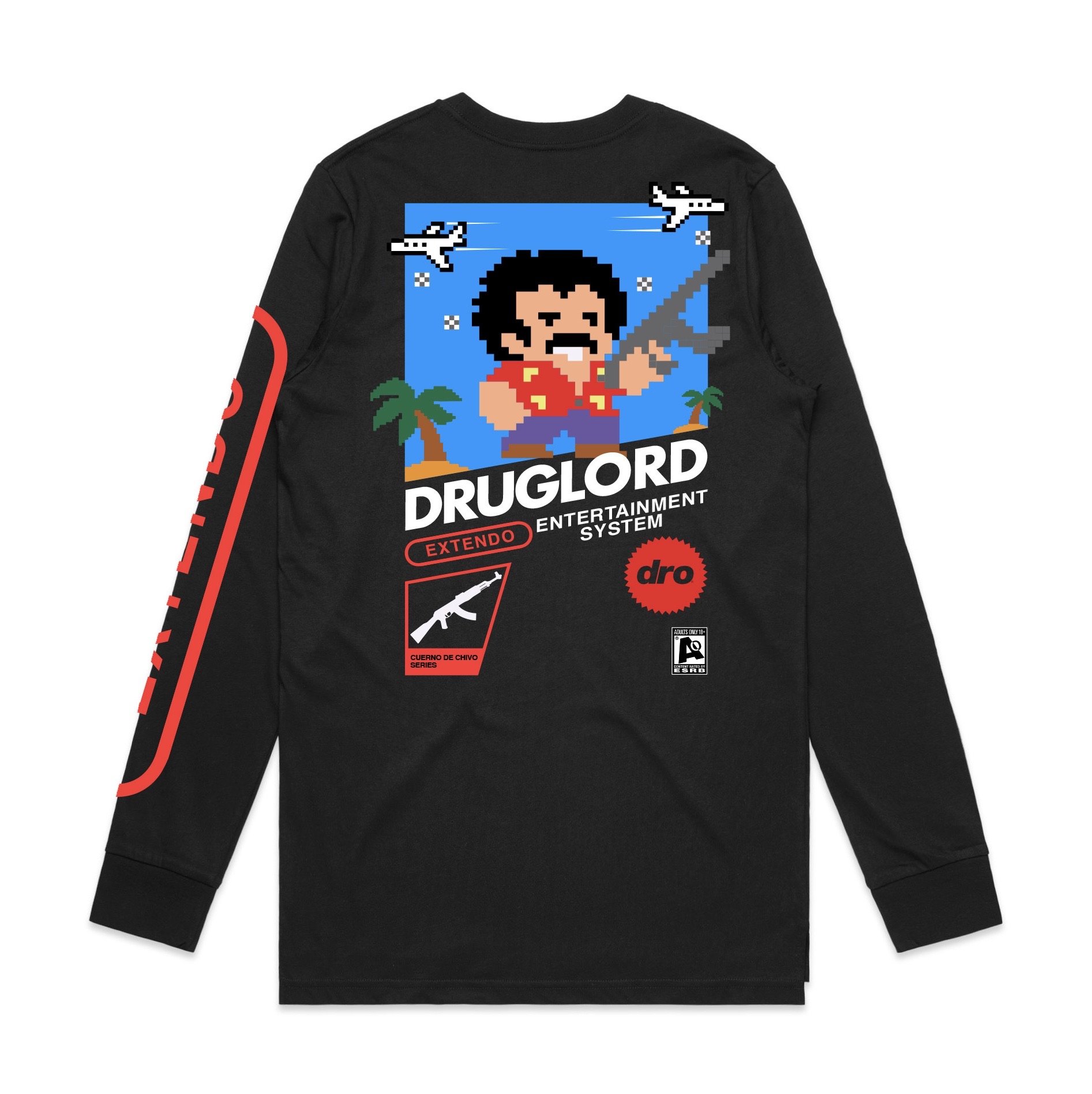 DRO Extendo Black Long Sleeve