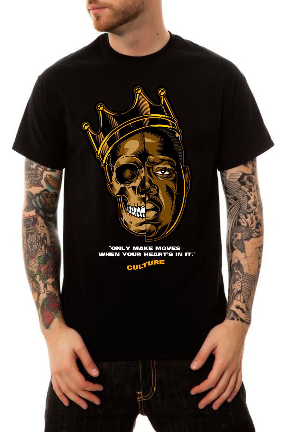 The Biggie Crown T-Shirt in Black