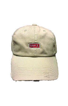 Tag Distressed Cap