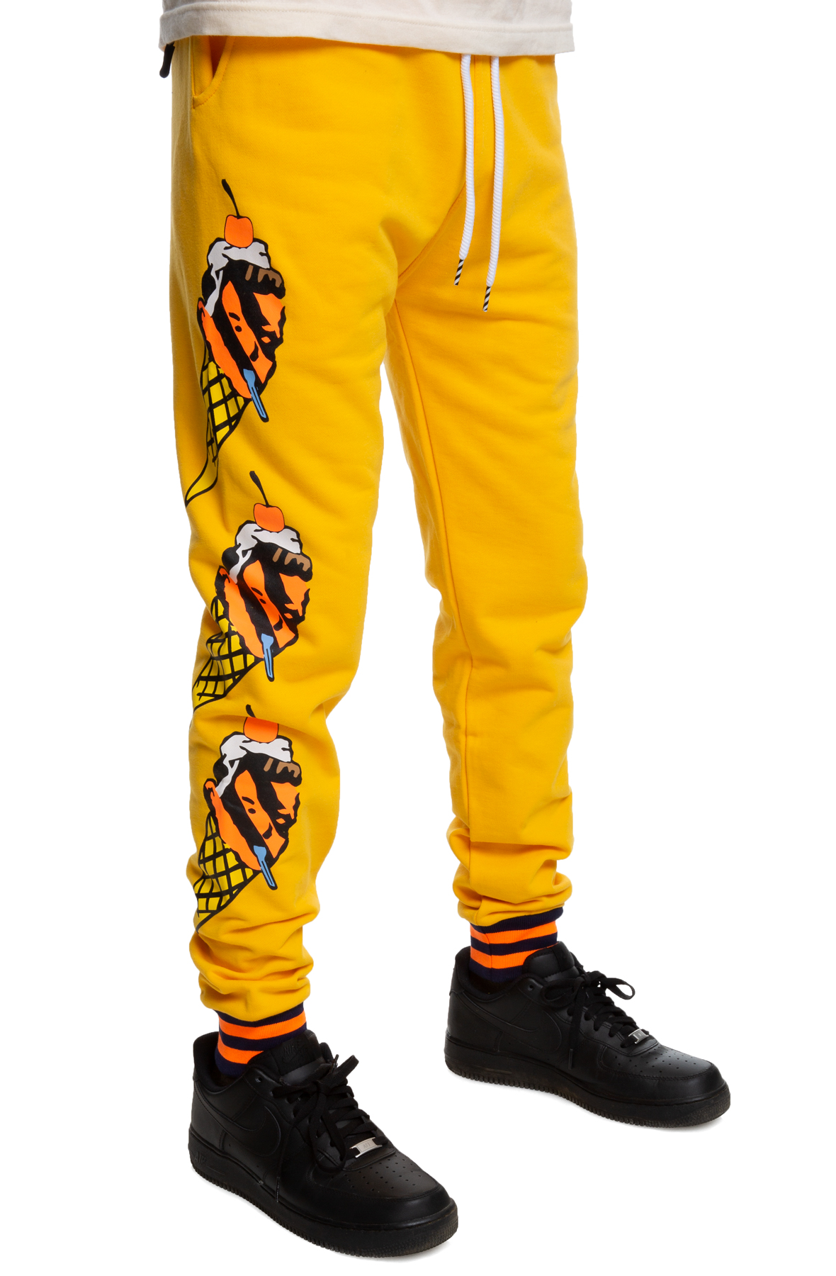 cheap yellow sweatpants