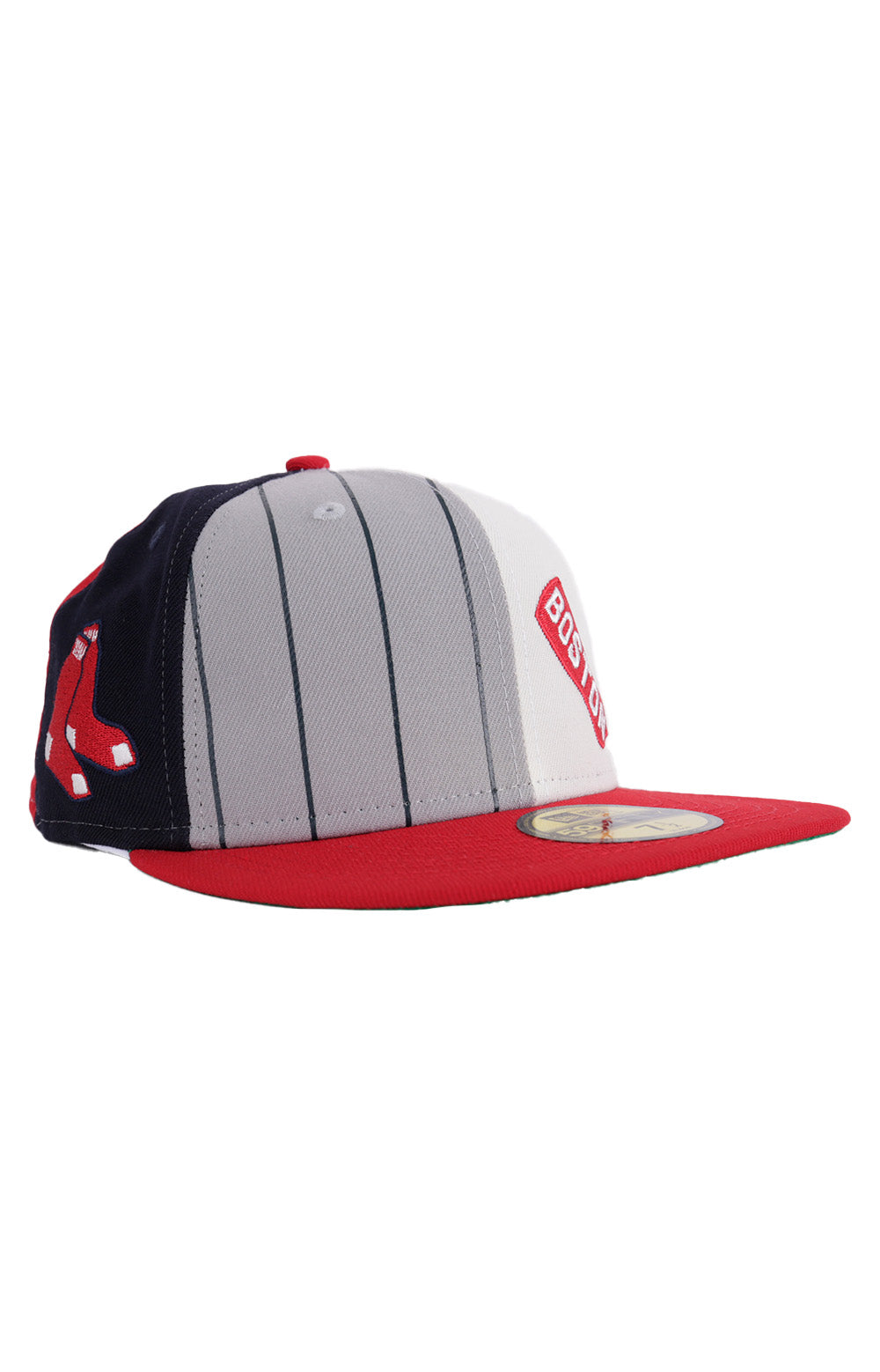 Boston Red Sox Logo Pinwheel 59FIFTY Fitted Hat
