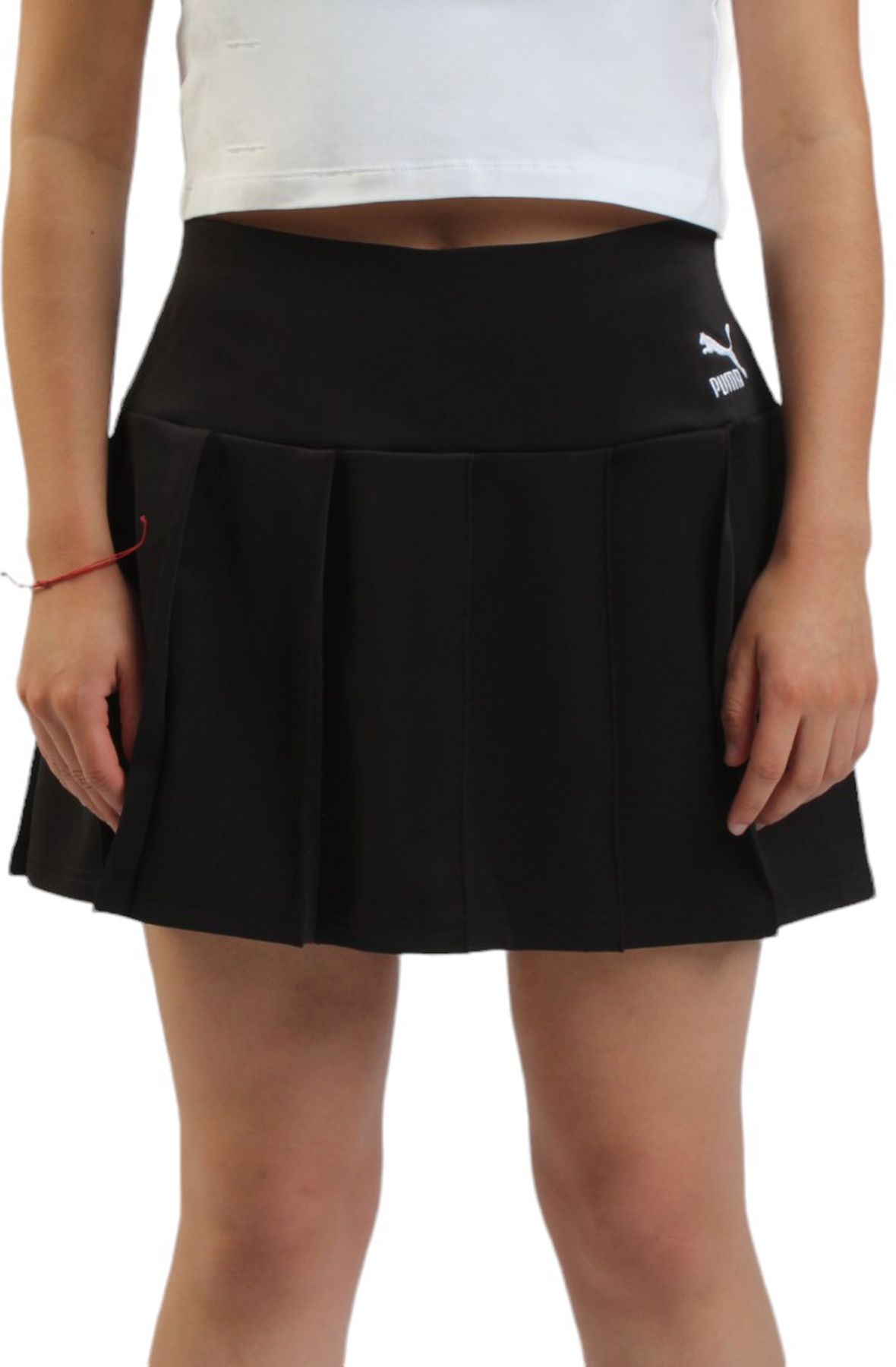 Pleated Mini Skirt