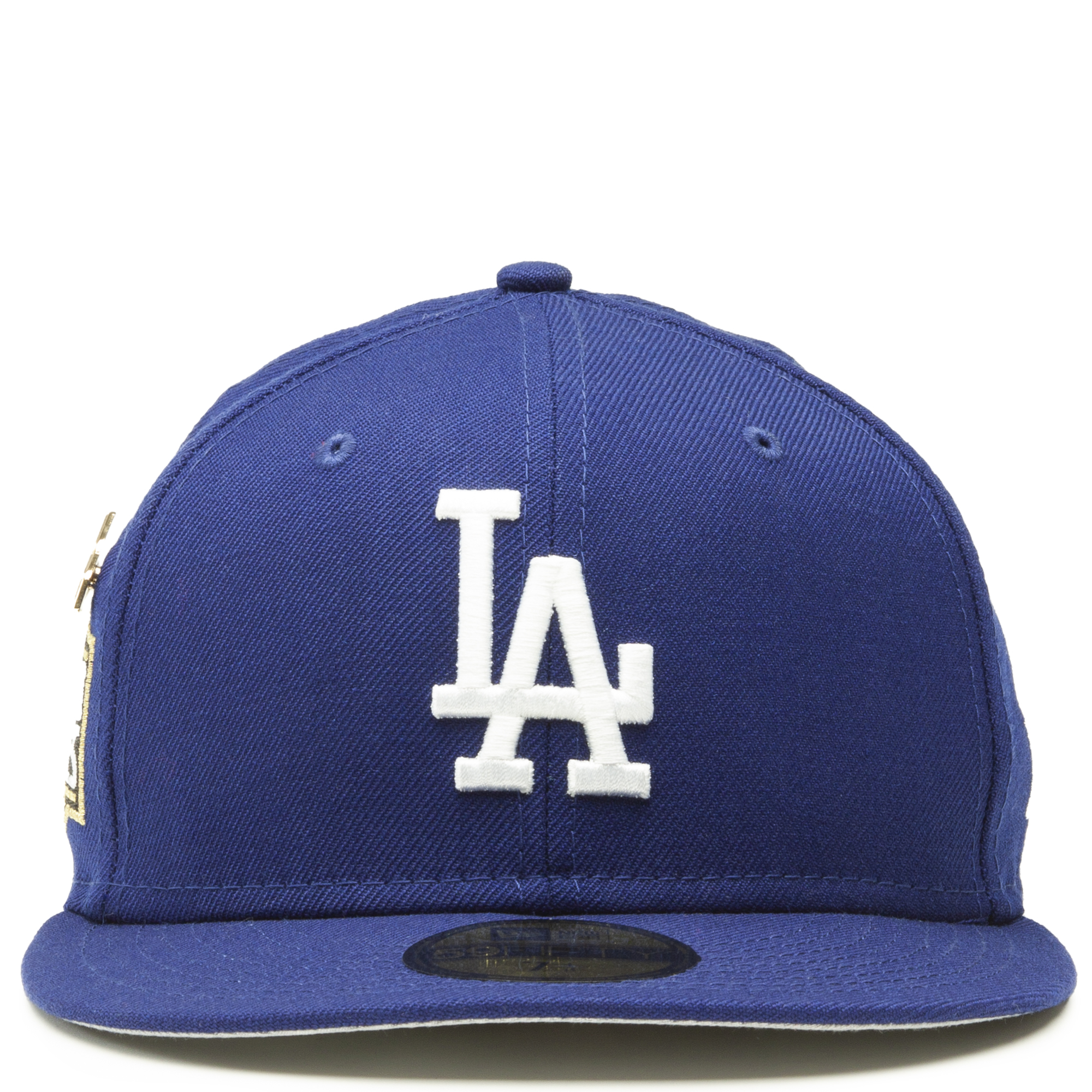 New Era Los Angeles Dodgers Side Split Patch Blue 59FIFTY Fitted Hat