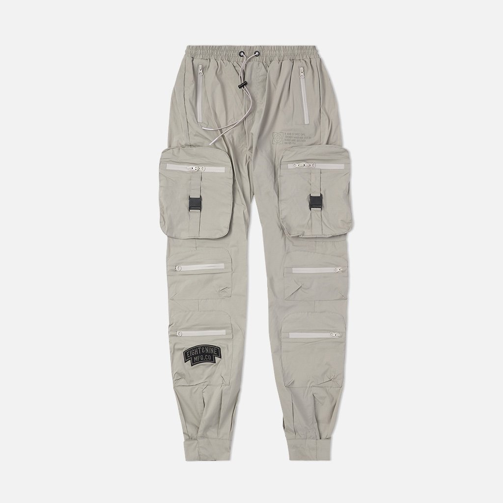 Combat Nylon Joggers Sesame