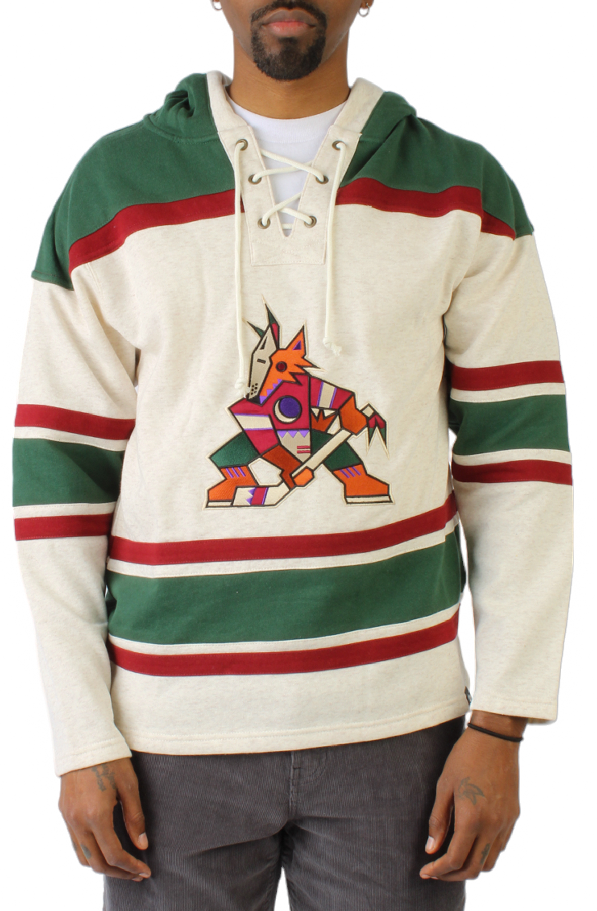 Arizona Coyotes Vintage Superior '47 Lacer Hood