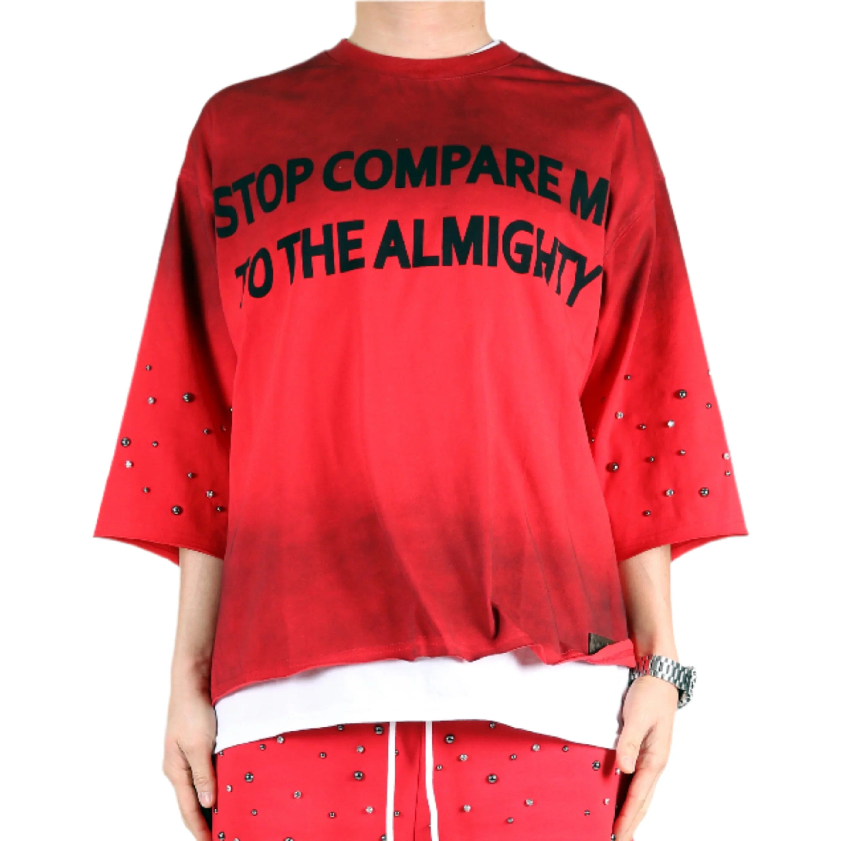 GARCIA S/N Jersey 3/4 Sleeve Crop top Tee