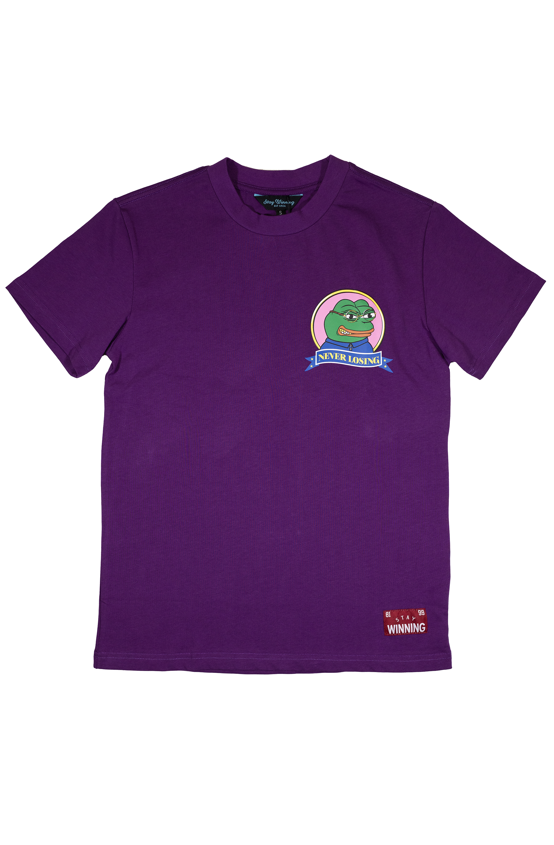 Stay Winning Carty The Frog Purple Tee