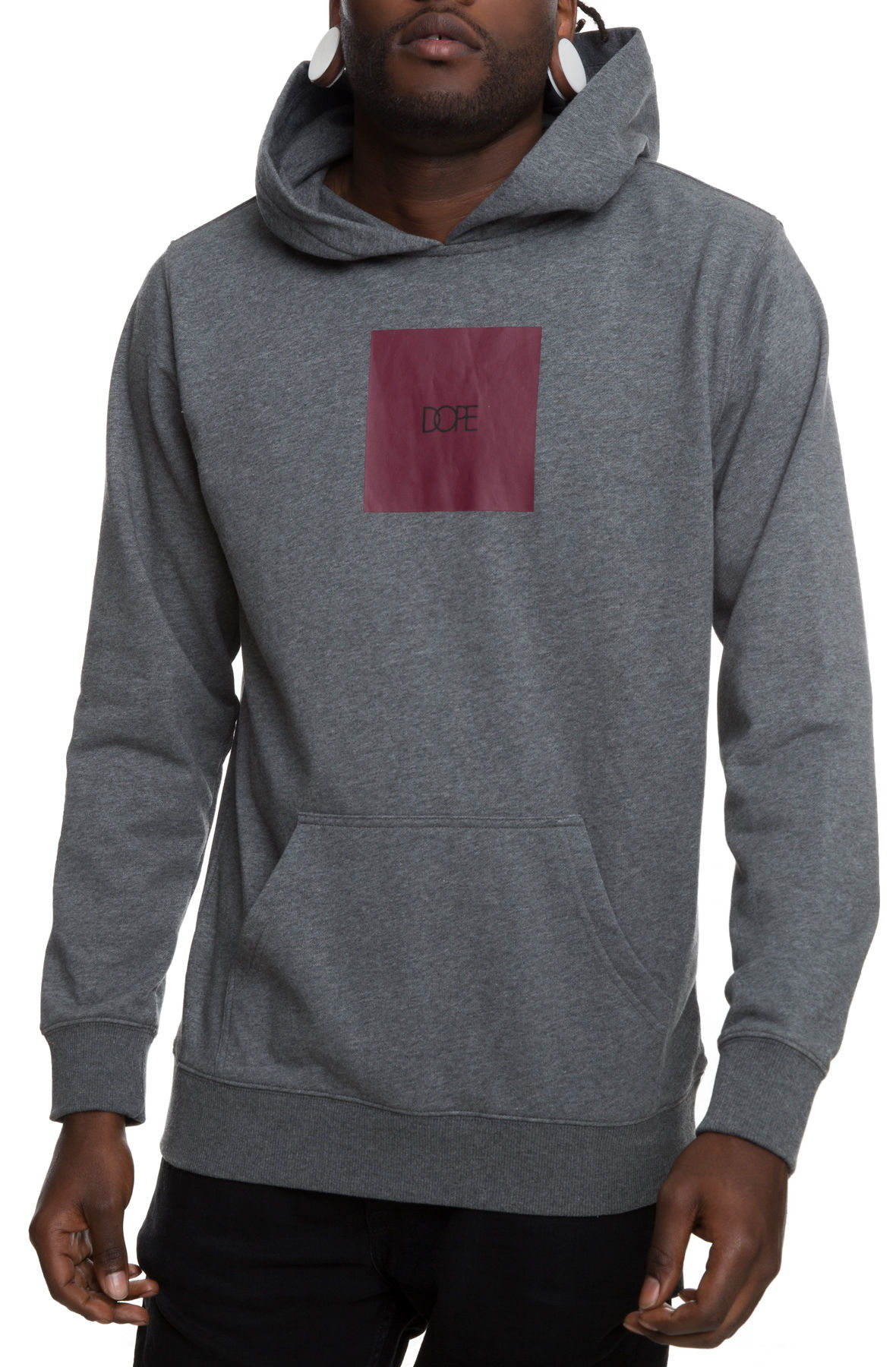 square logo hoodie