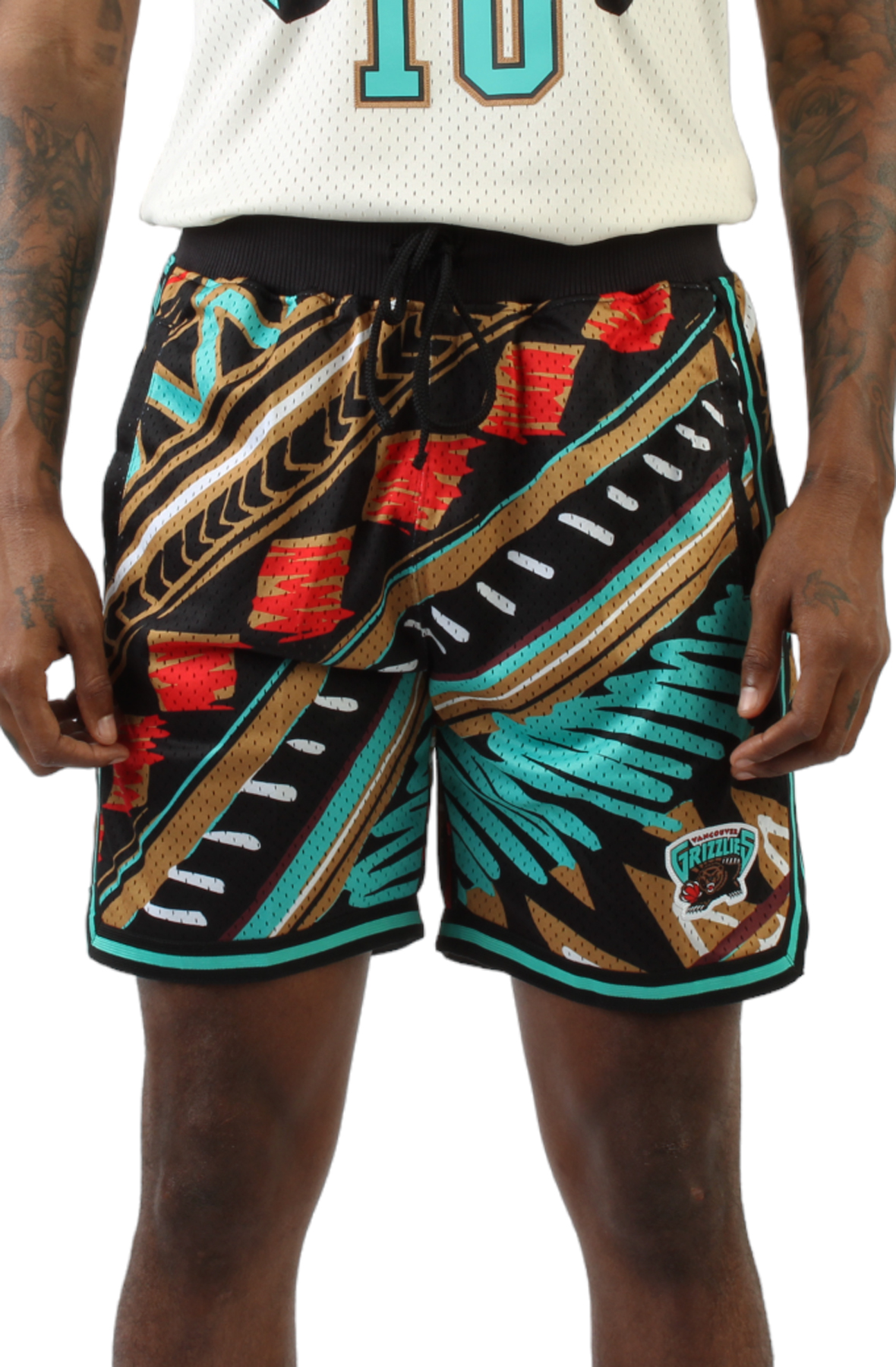 game day pattern short vancouver grizzlies