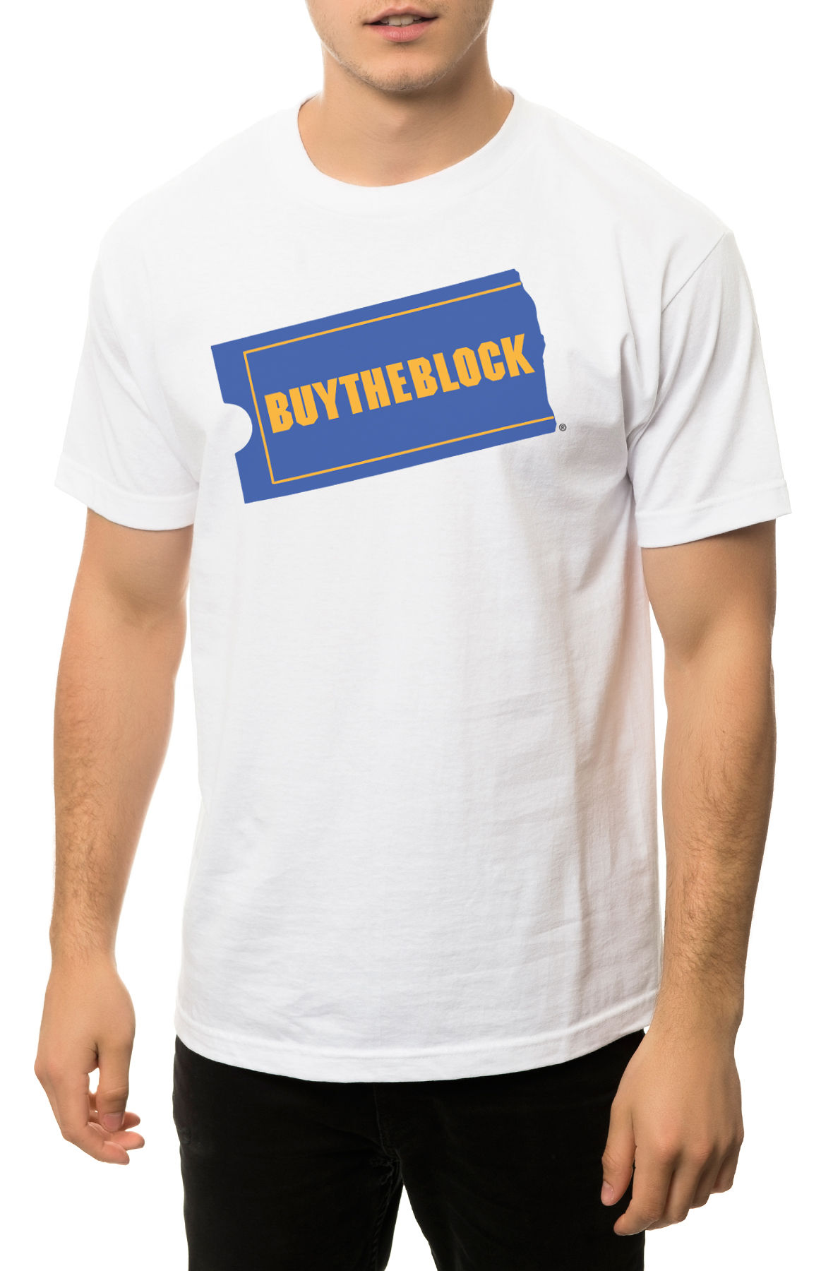 The Buy the Block Tee in White