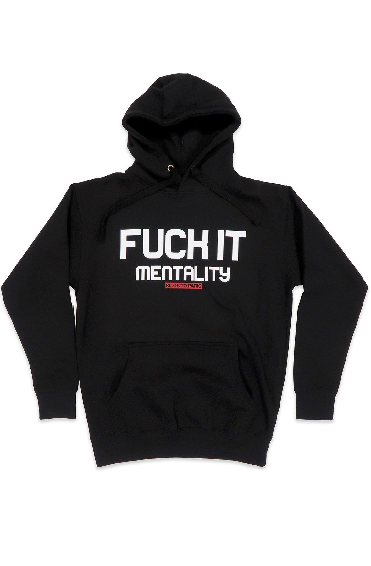 Fuck It Mentality Hoodie in Black