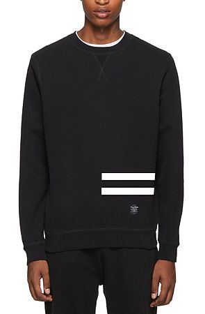French Terry Varsity Strip Sweatshirt
