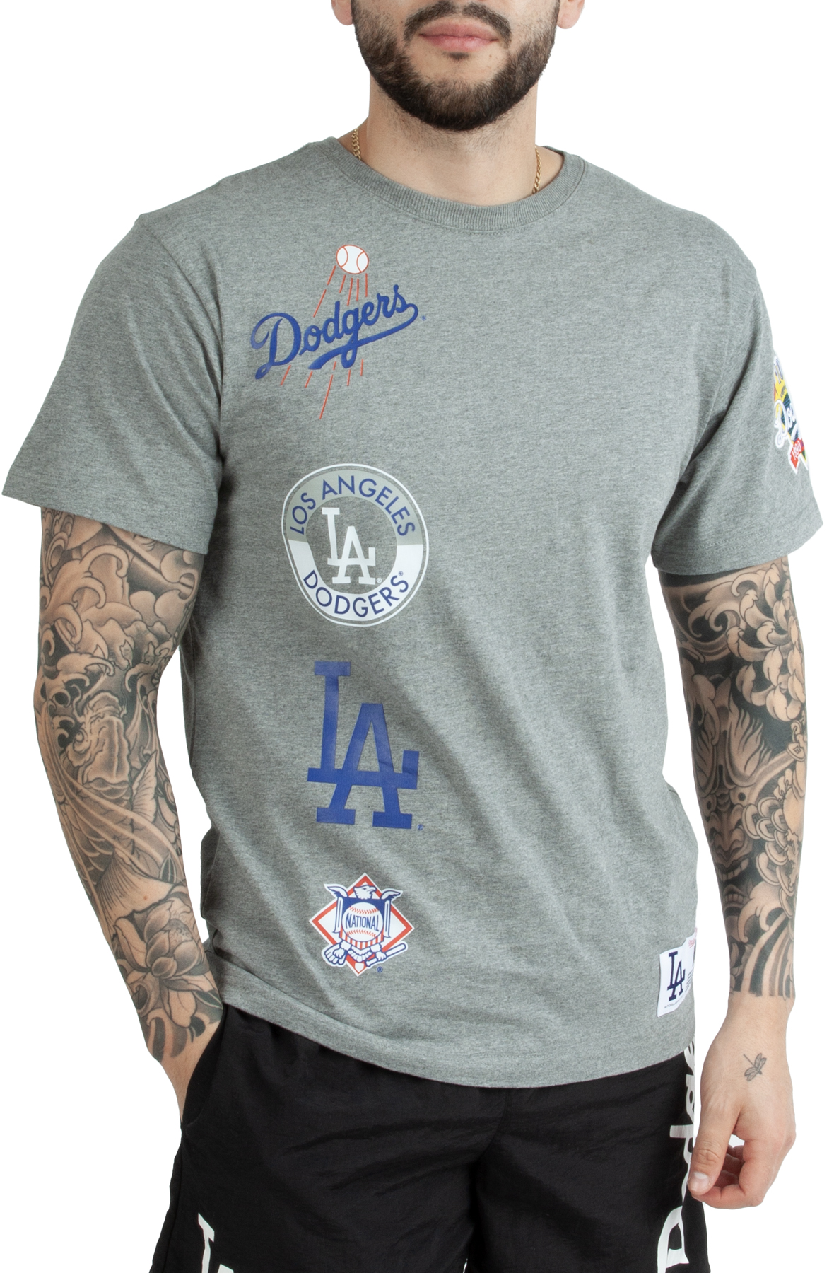 MITCHELL & NESS City Collection SS Tee Los Angeles Dodgers  TCRW4989-LADYYPPPGYHT - Karmaloop