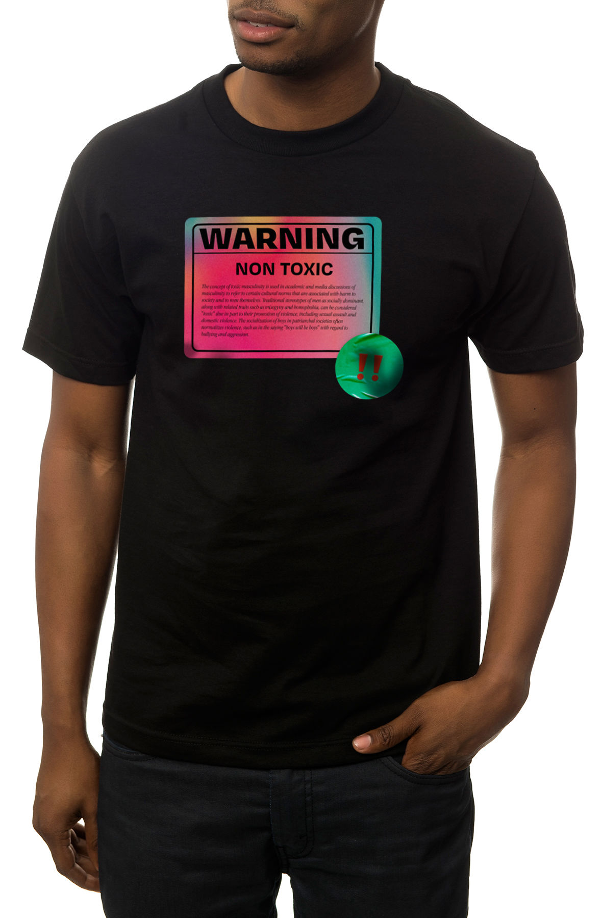 The Non Toxic Tee in Black