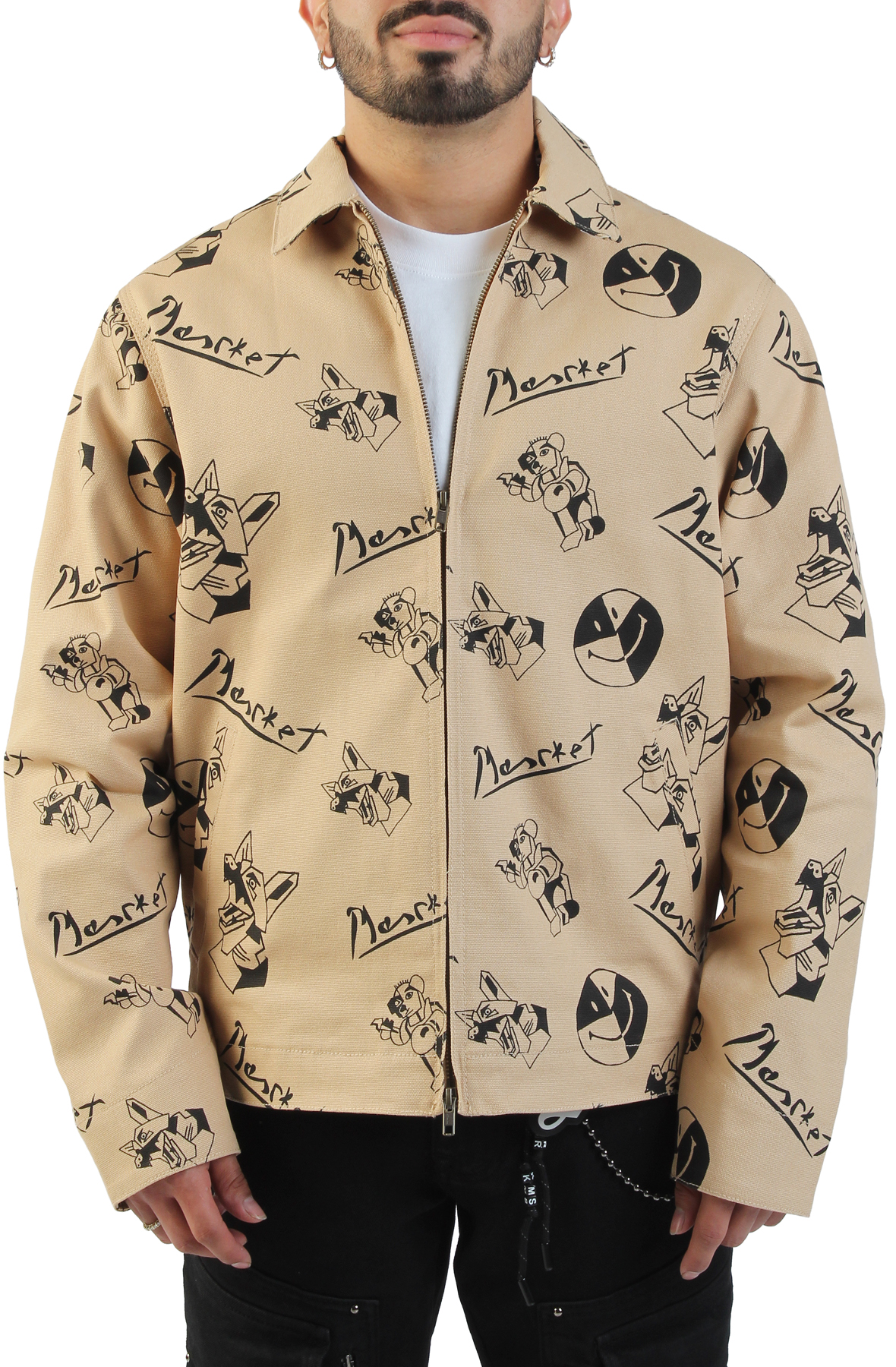 Smiley Cubism Work Jacket