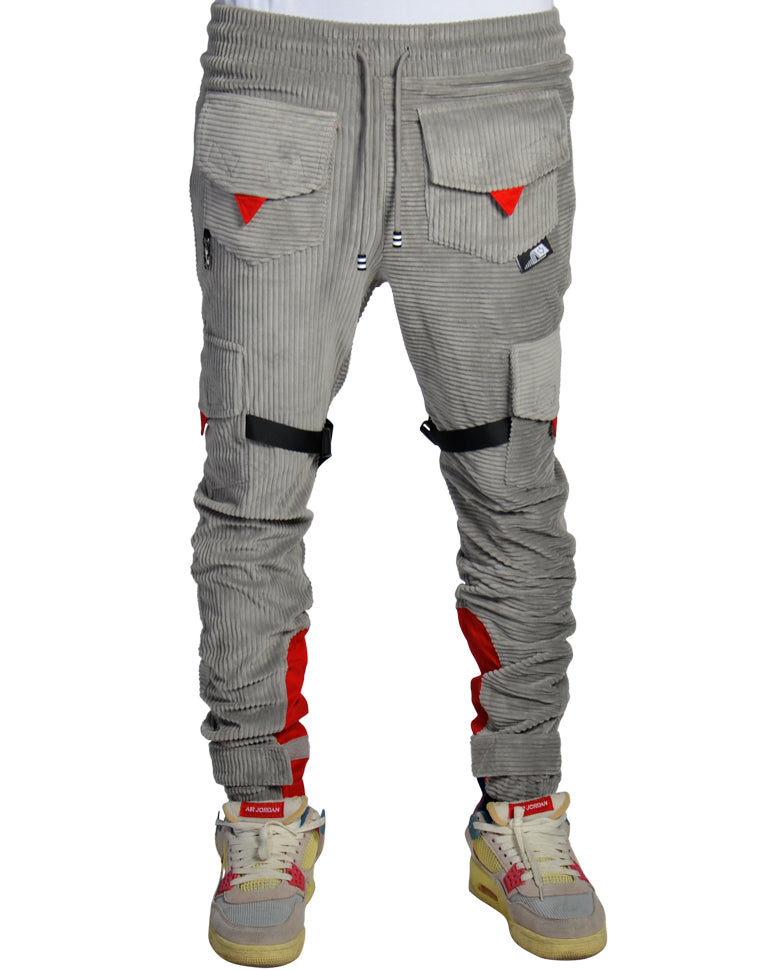 Psychedelic Corduroy Cargo Pants