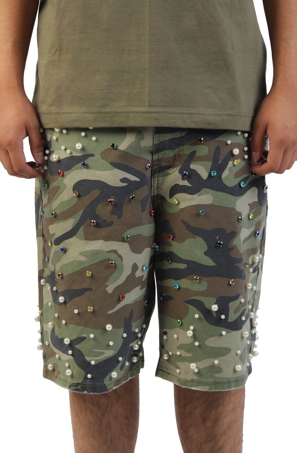 Studded Cargo Short
