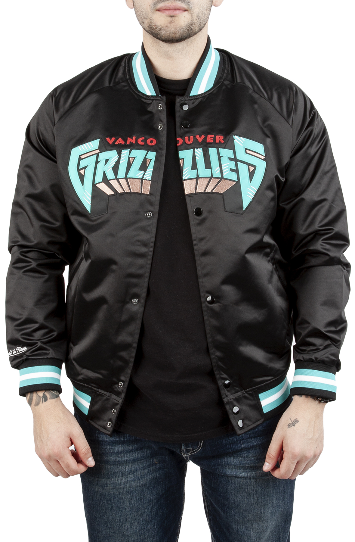 Lightweight Satin Jacket Vancouver Grizzlies