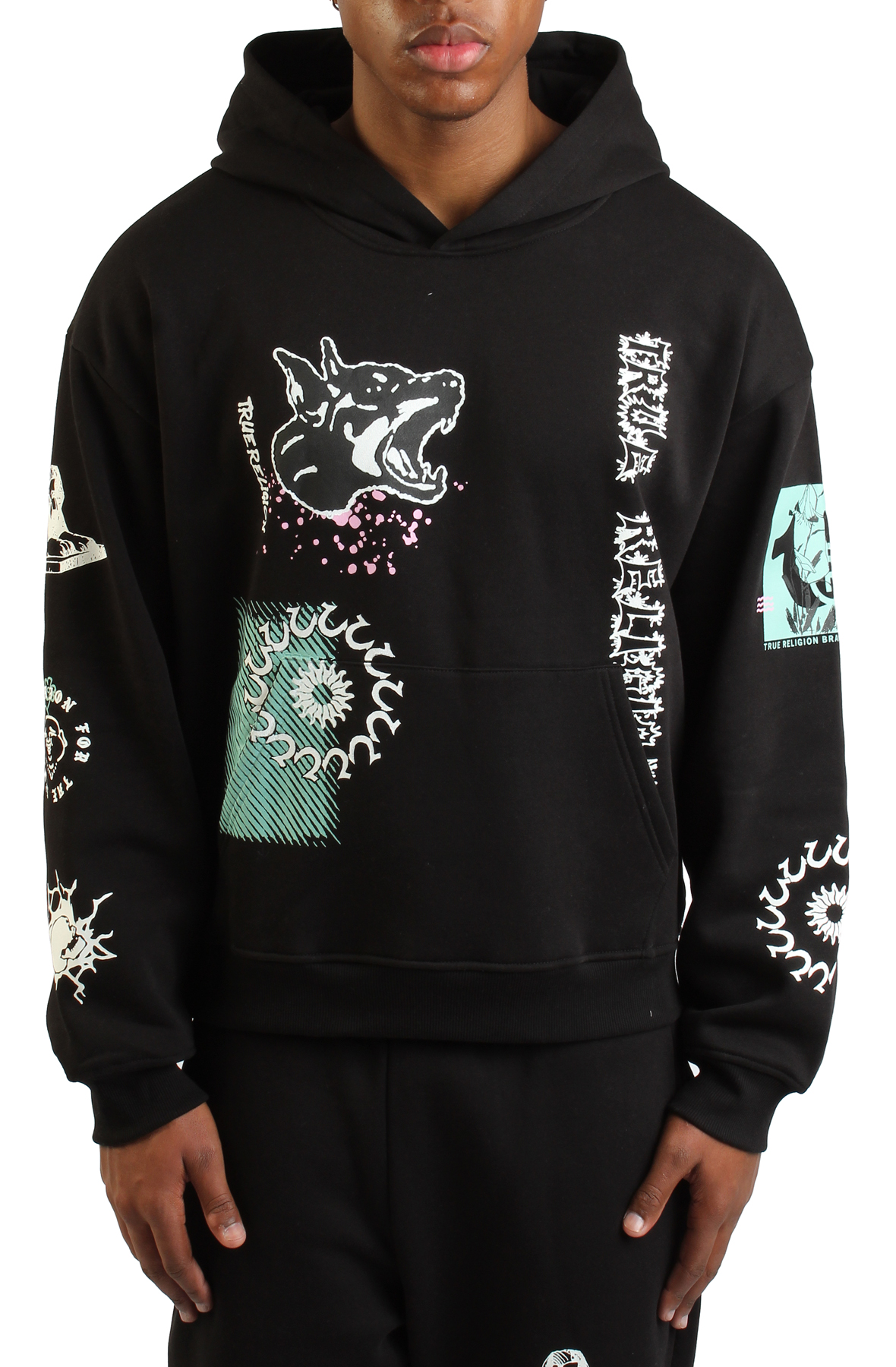 Graphic Logo Boxy Hoodie