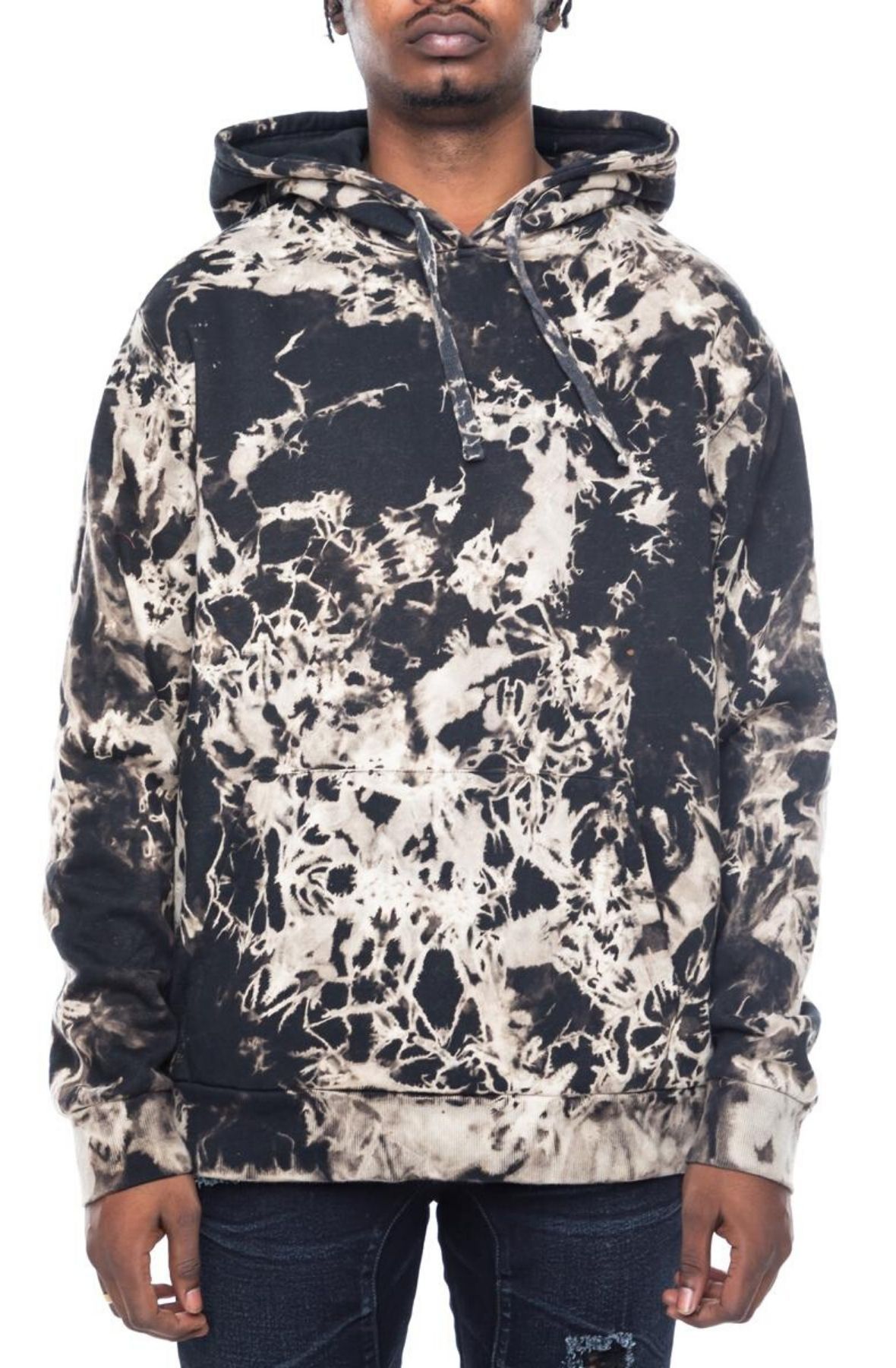 black tie dye hoodie