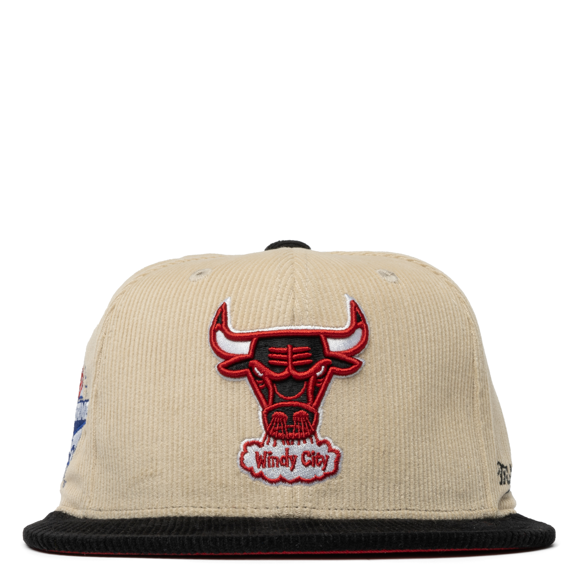 Corduroy Chicago Bulls Fitted Hat